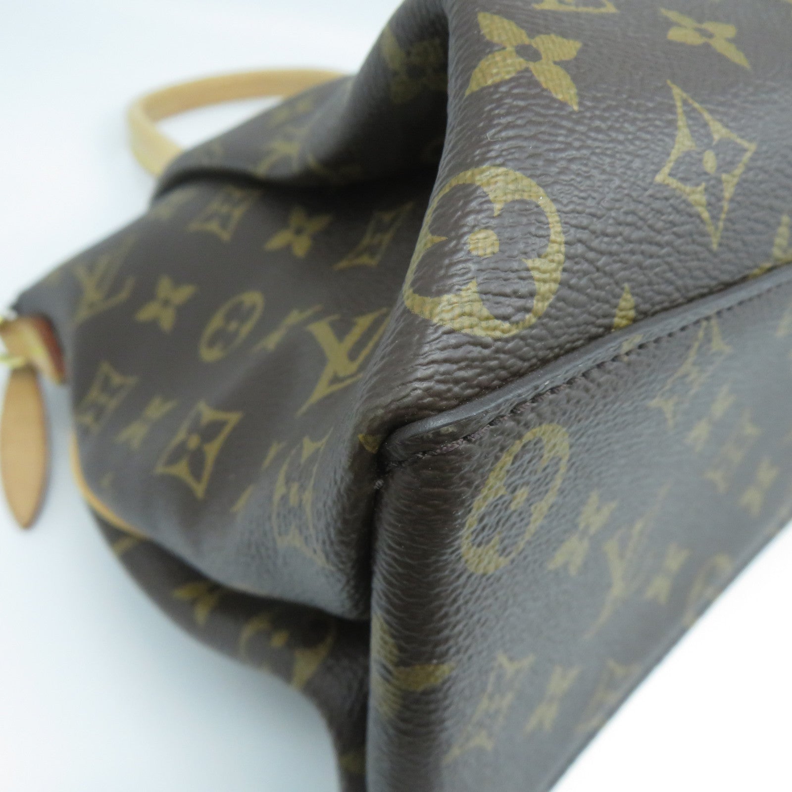 LOUIS VUITTON Monogram Rivoli MM金扣手挽肩背兩用袋啡色