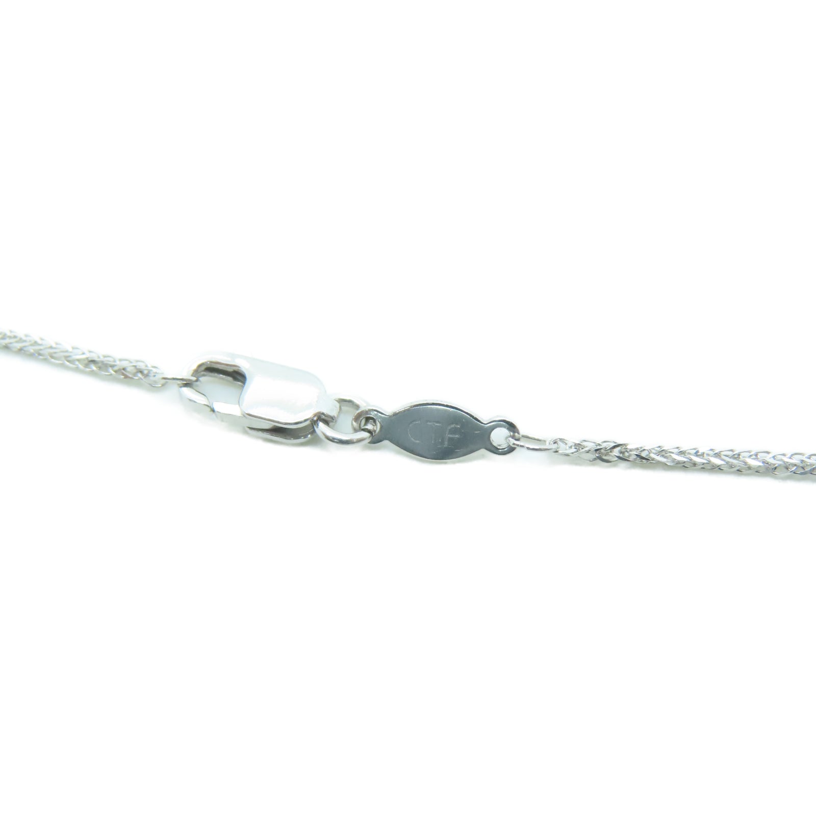 JEWELRY 18K白金Diamond 4.7g 0.185ct钻石项链