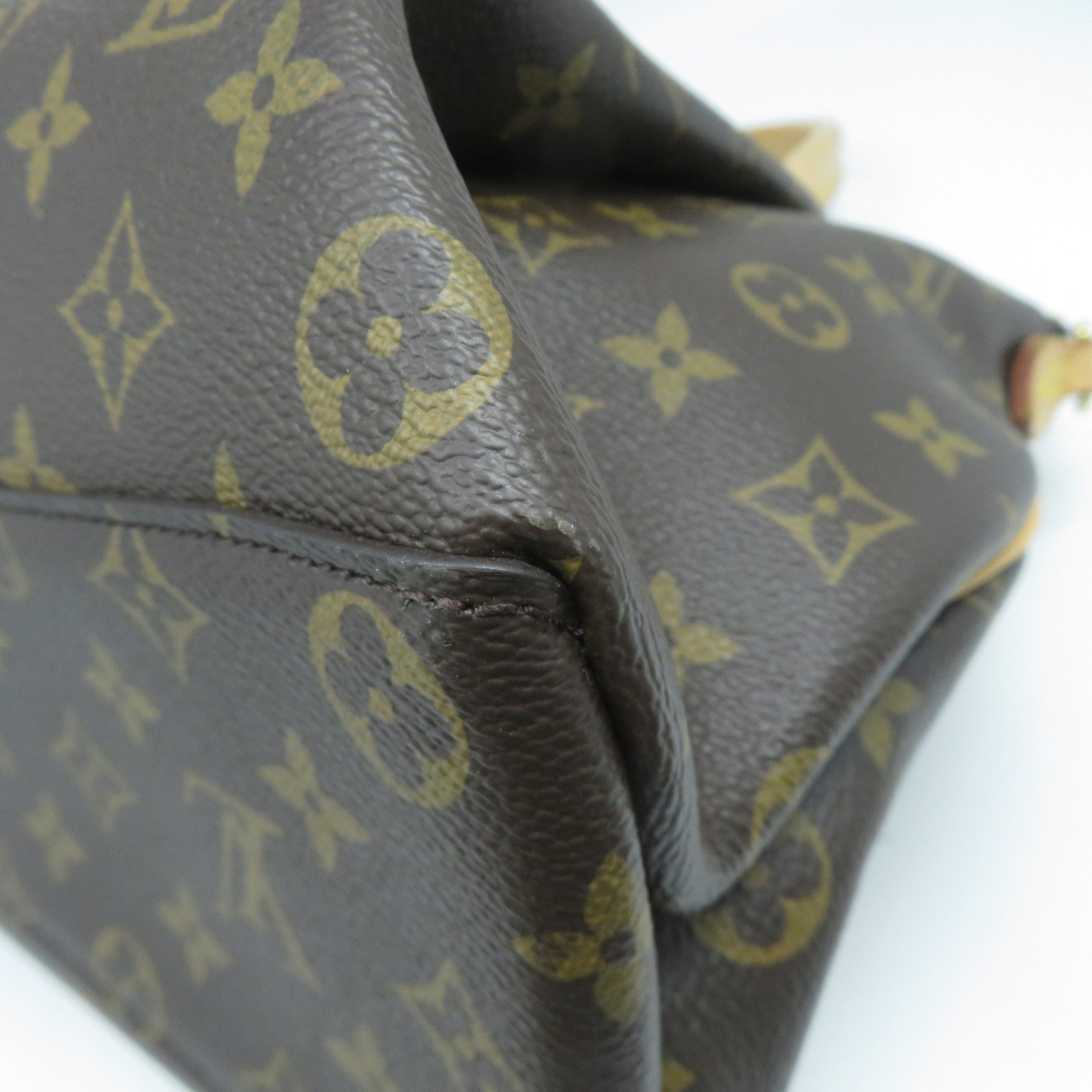LOUIS VUITTON Monogram Rivoli MM金扣手挽肩背兩用袋啡色