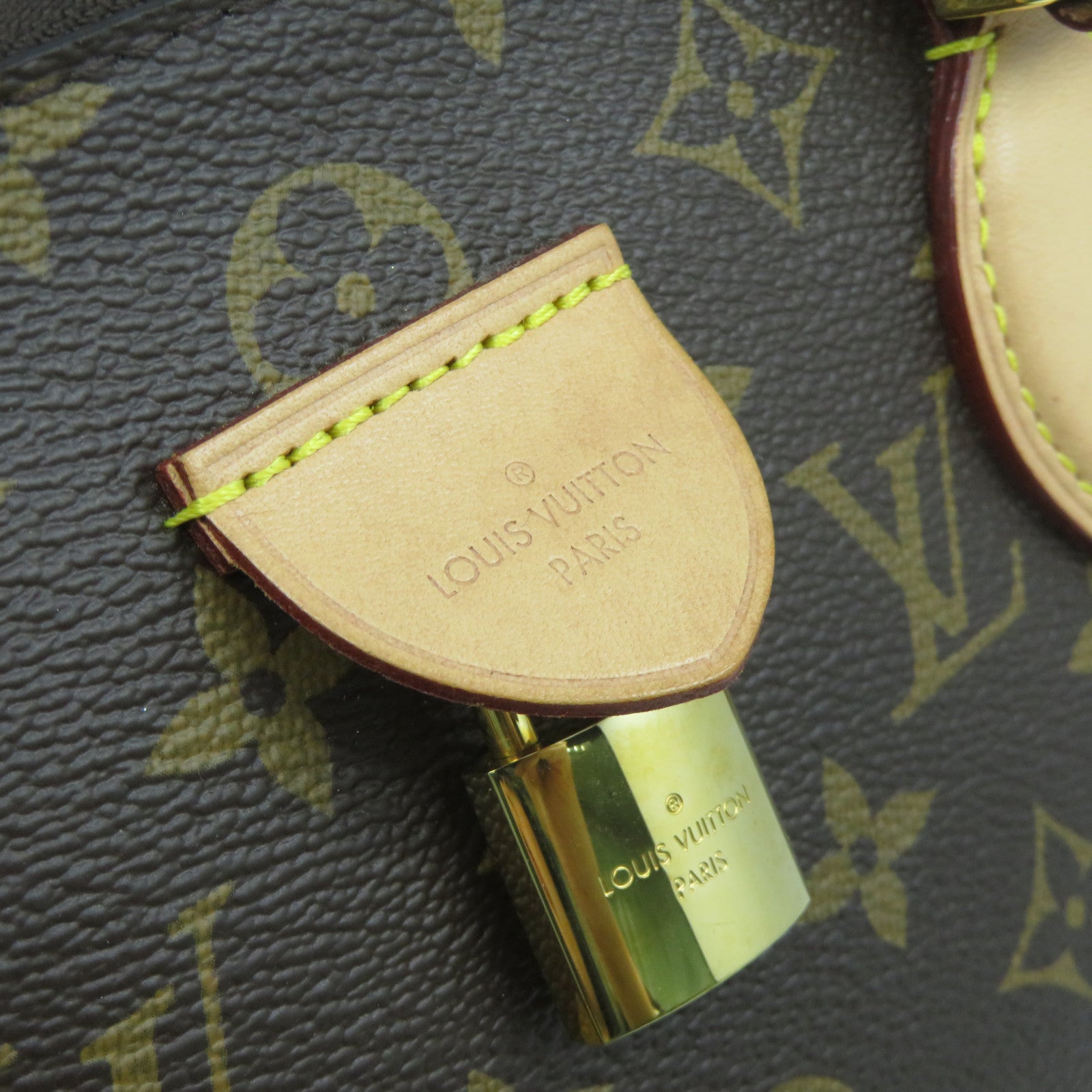 LOUIS VUITTON Monogram Rivoli MM金扣手挽肩背兩用袋啡色