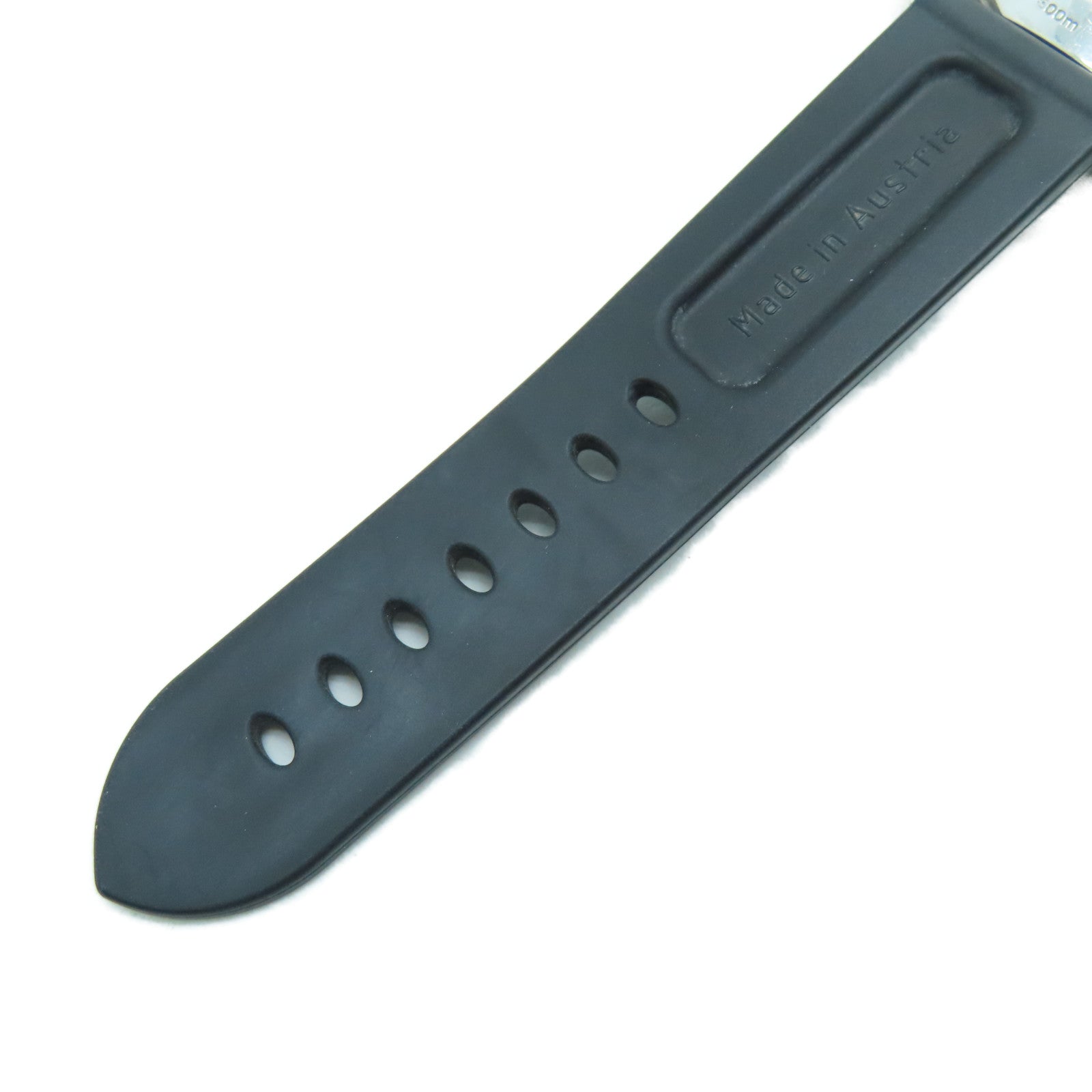 PANERAI Luminor 44mm Stainless Steel Rubber Band Watch Automatic Movement Black