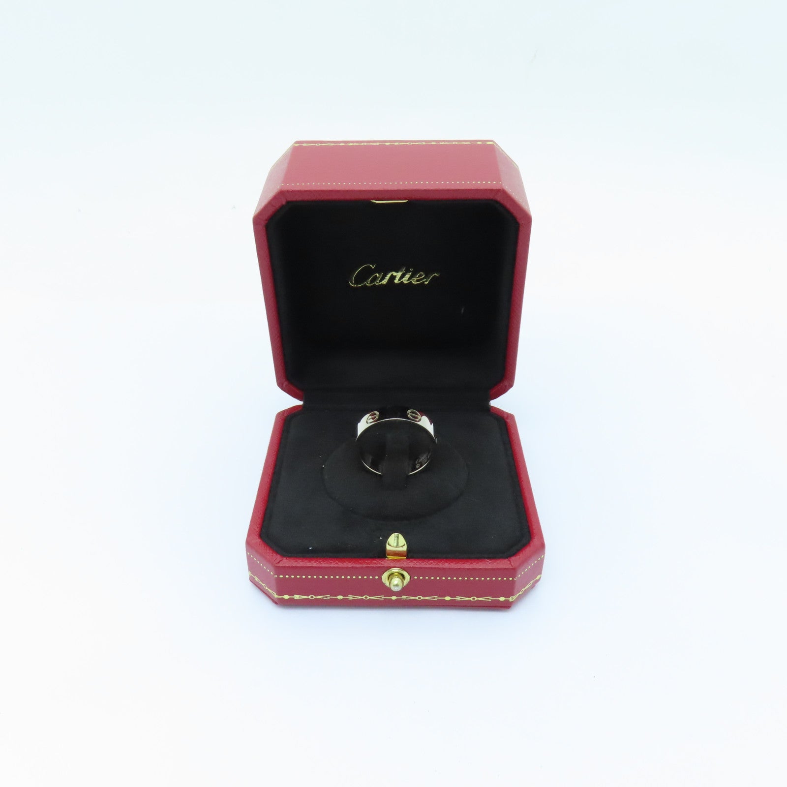 CARTIER 18K白金Love Ring戒指Cartier#61/US9.5