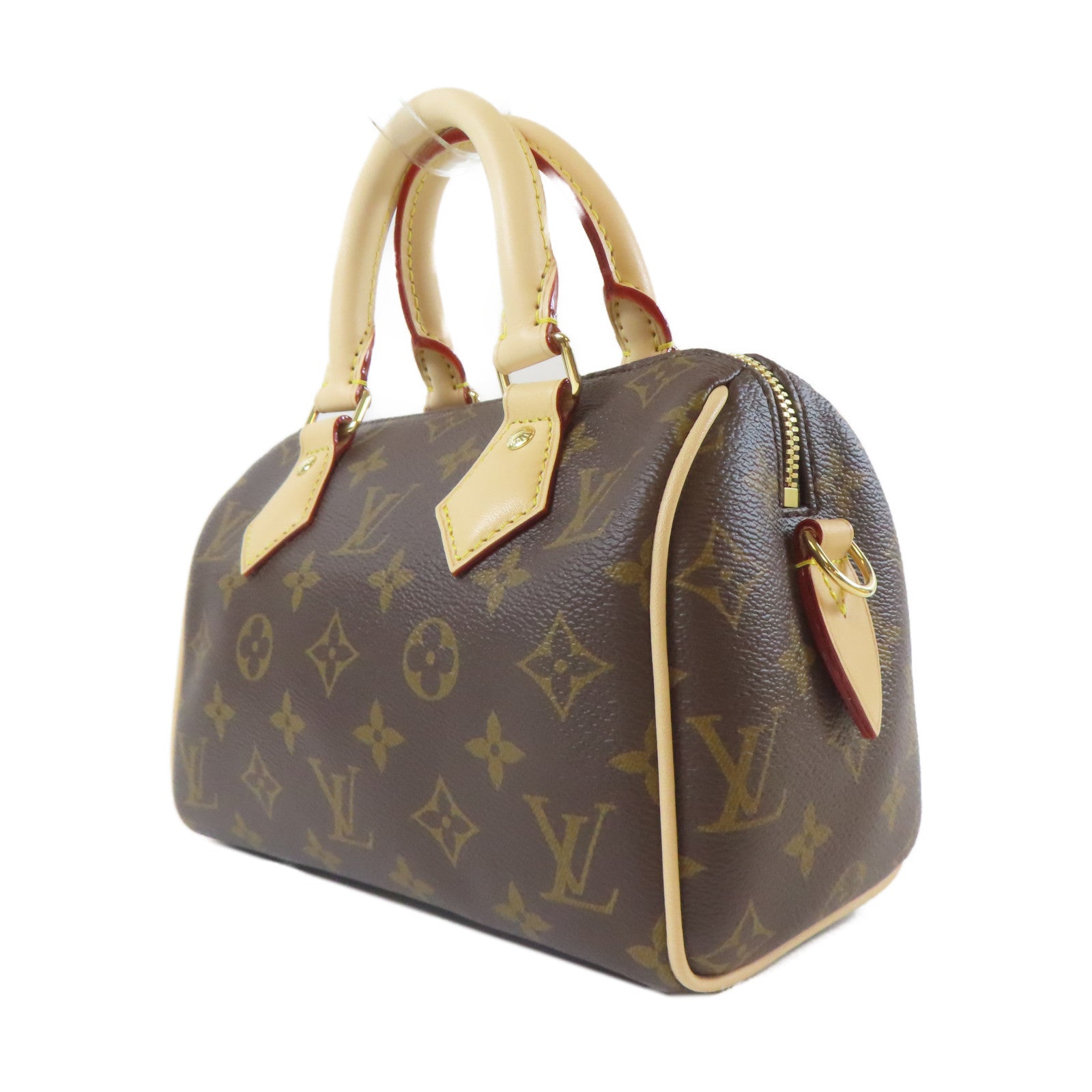 LOUIS VUITTON Monogram Speedy Bandouliere 20金扣手挽肩背兩用袋啡色