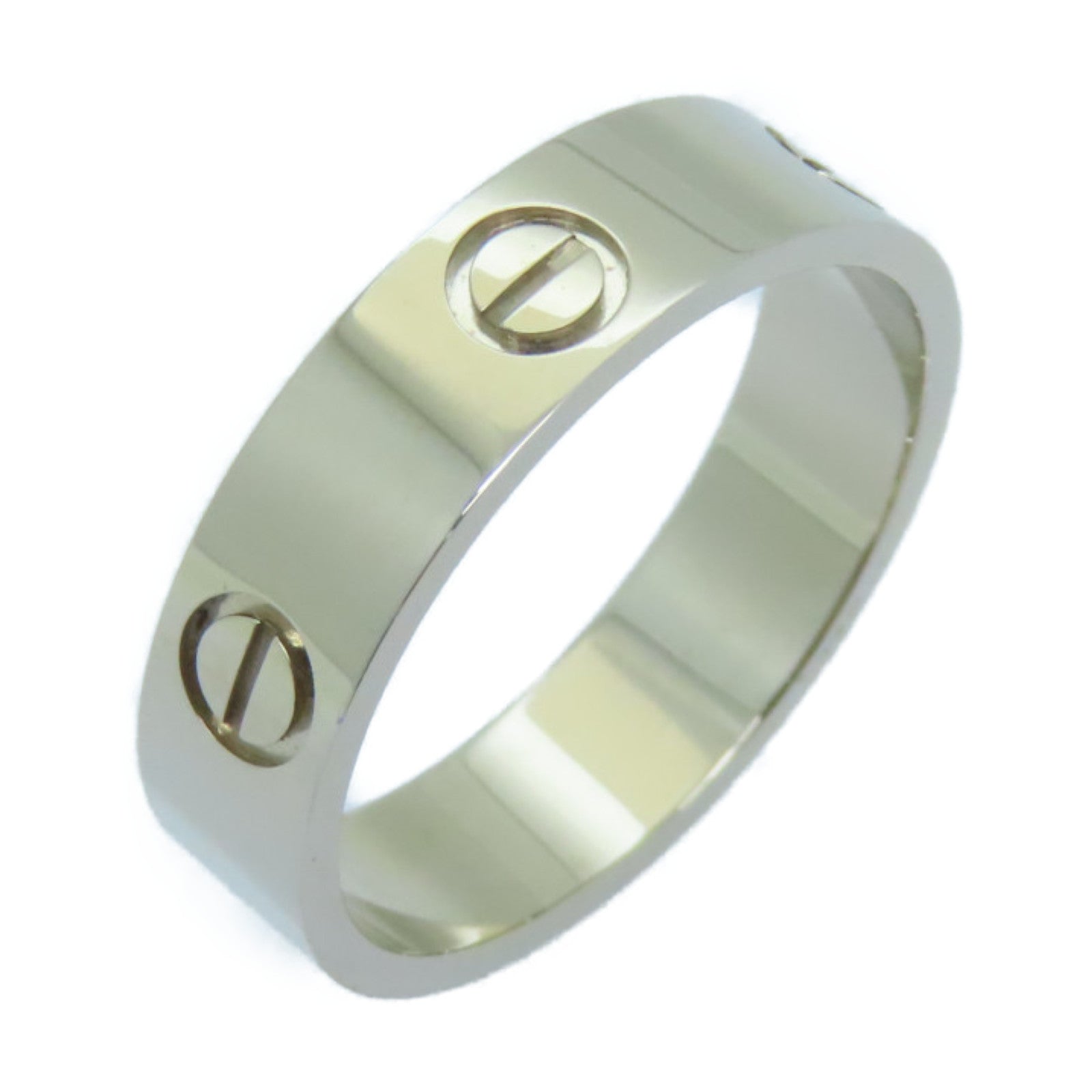 CARTIER 18K白金Love Ring戒指Cartier#61/US9.5