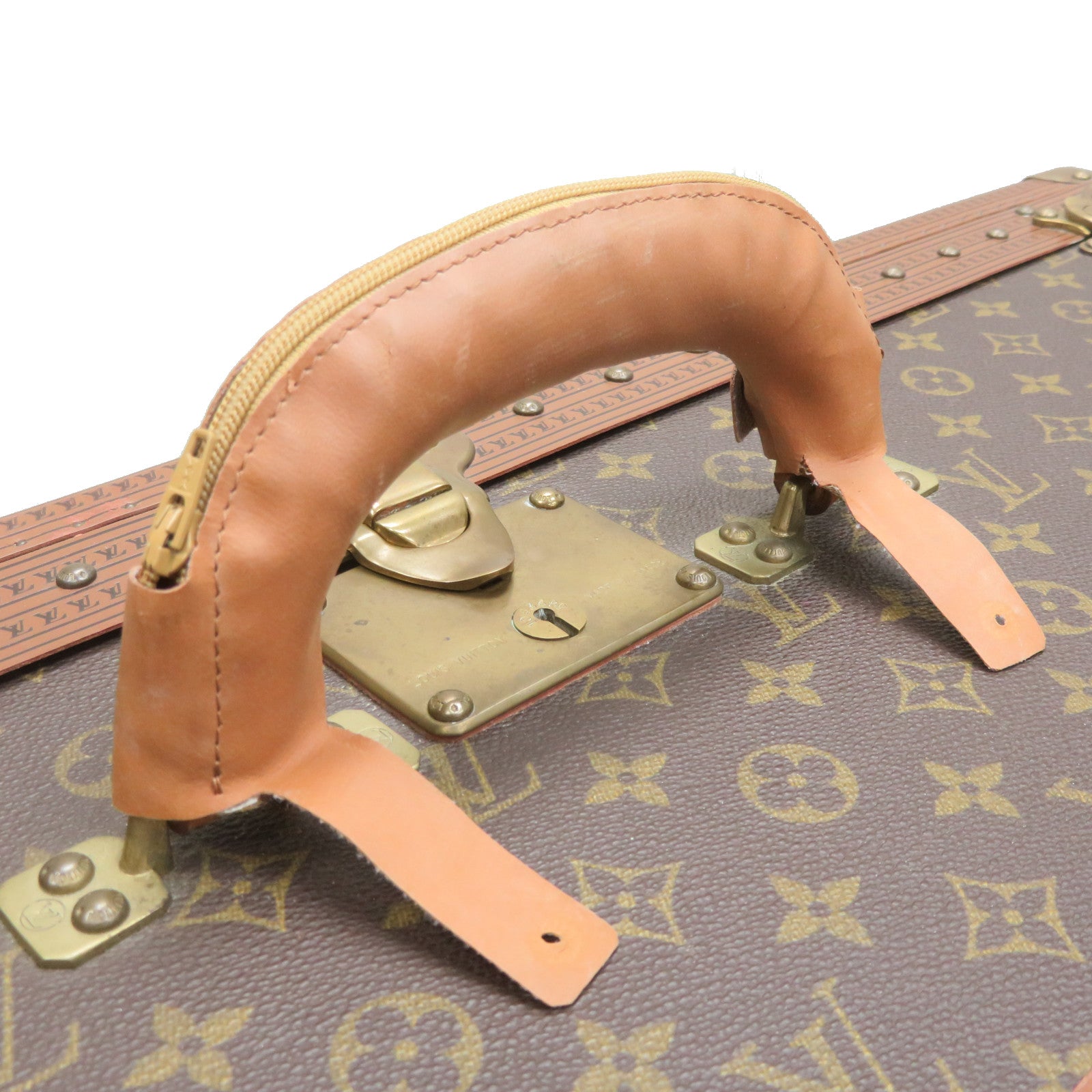 LOUIS VUITTON Monogram Alzer 80 Suitcase行李箱啡色