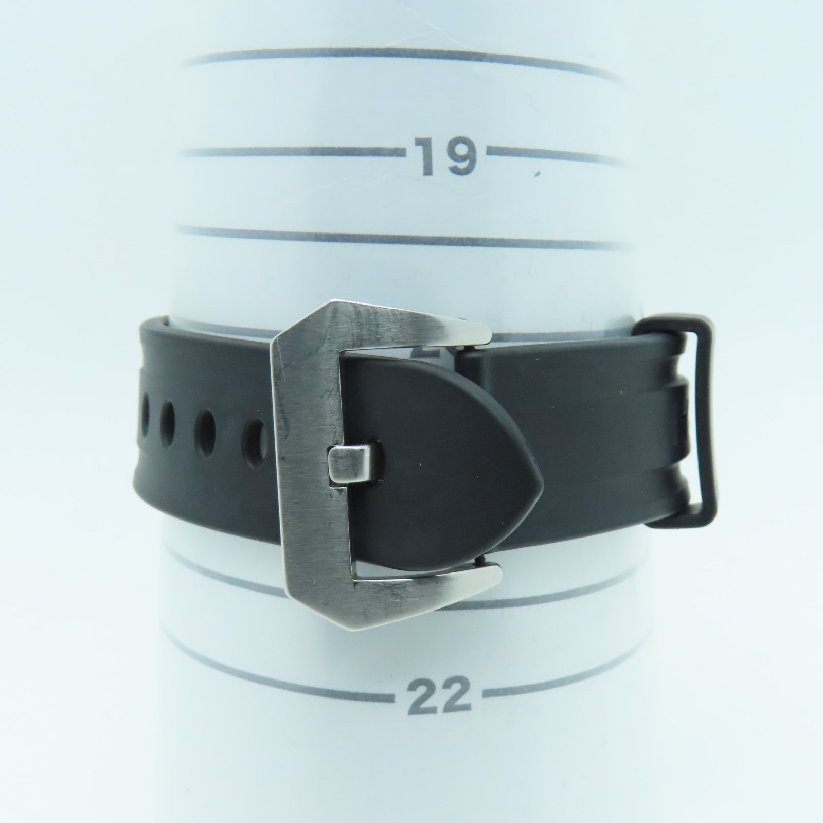 PANERAI Luminor 44mm Stainless Steel Rubber Band Watch Automatic Movement Black