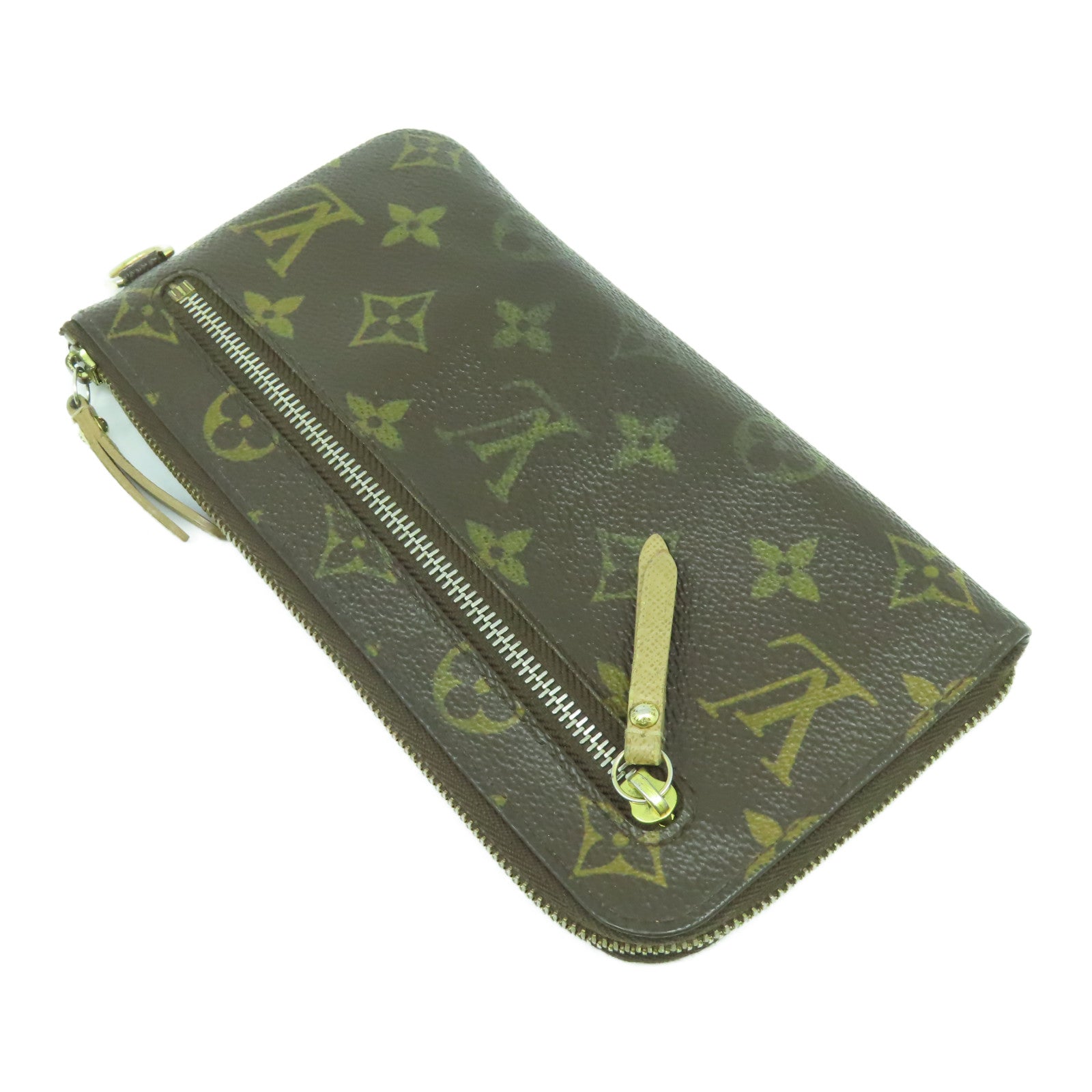 LOUIS VUITTON Monogram Portefeuille Complice金扣長錢包啡色