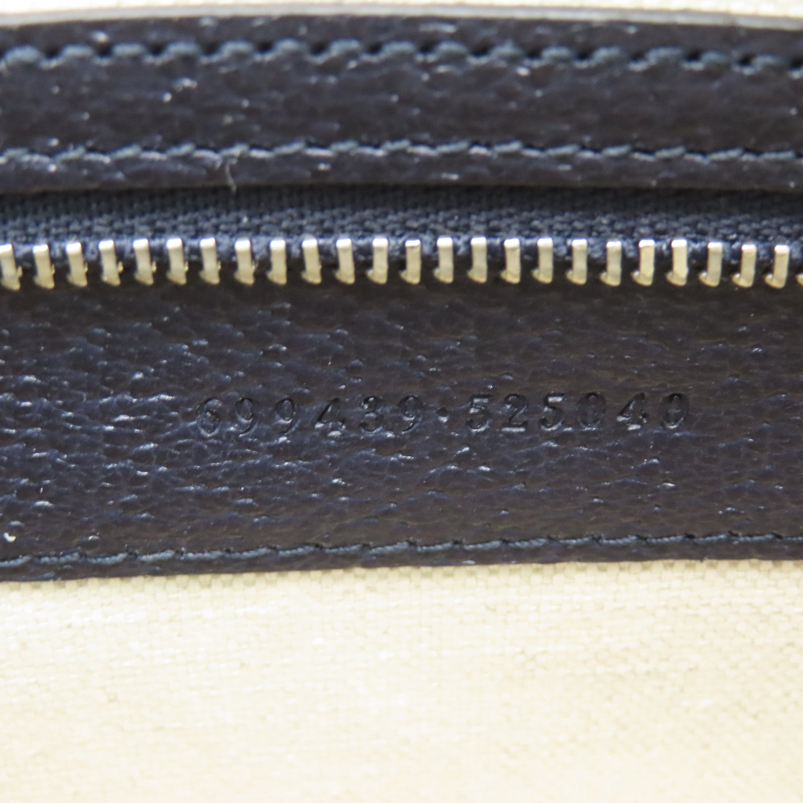 GUCCI 塗層帆布2 Way Shoulder bag銀扣手挽肩背兩用袋深藍色