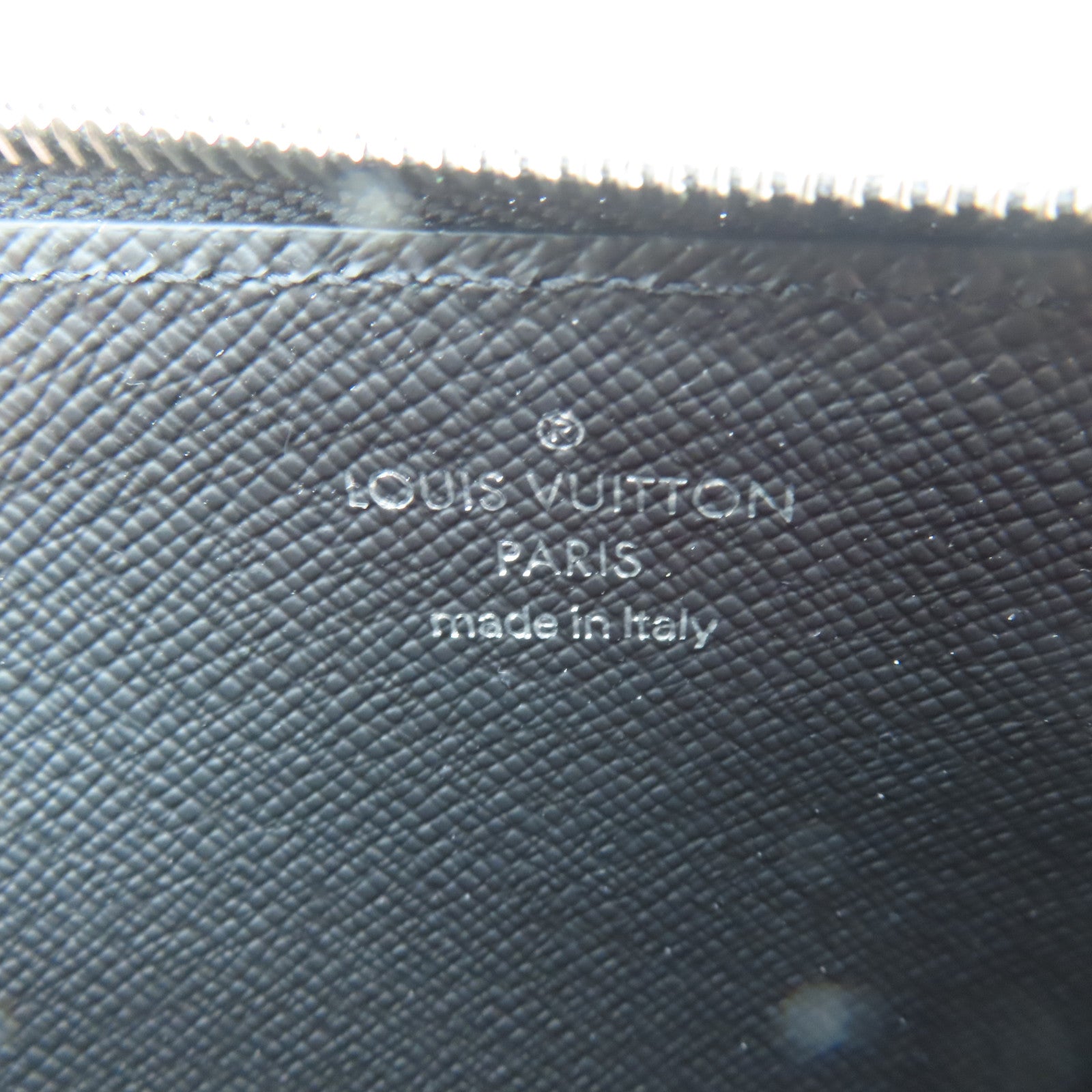 LOUIS VUITTON Monogram Coin Case holder银扣零钱包黑色/彩色