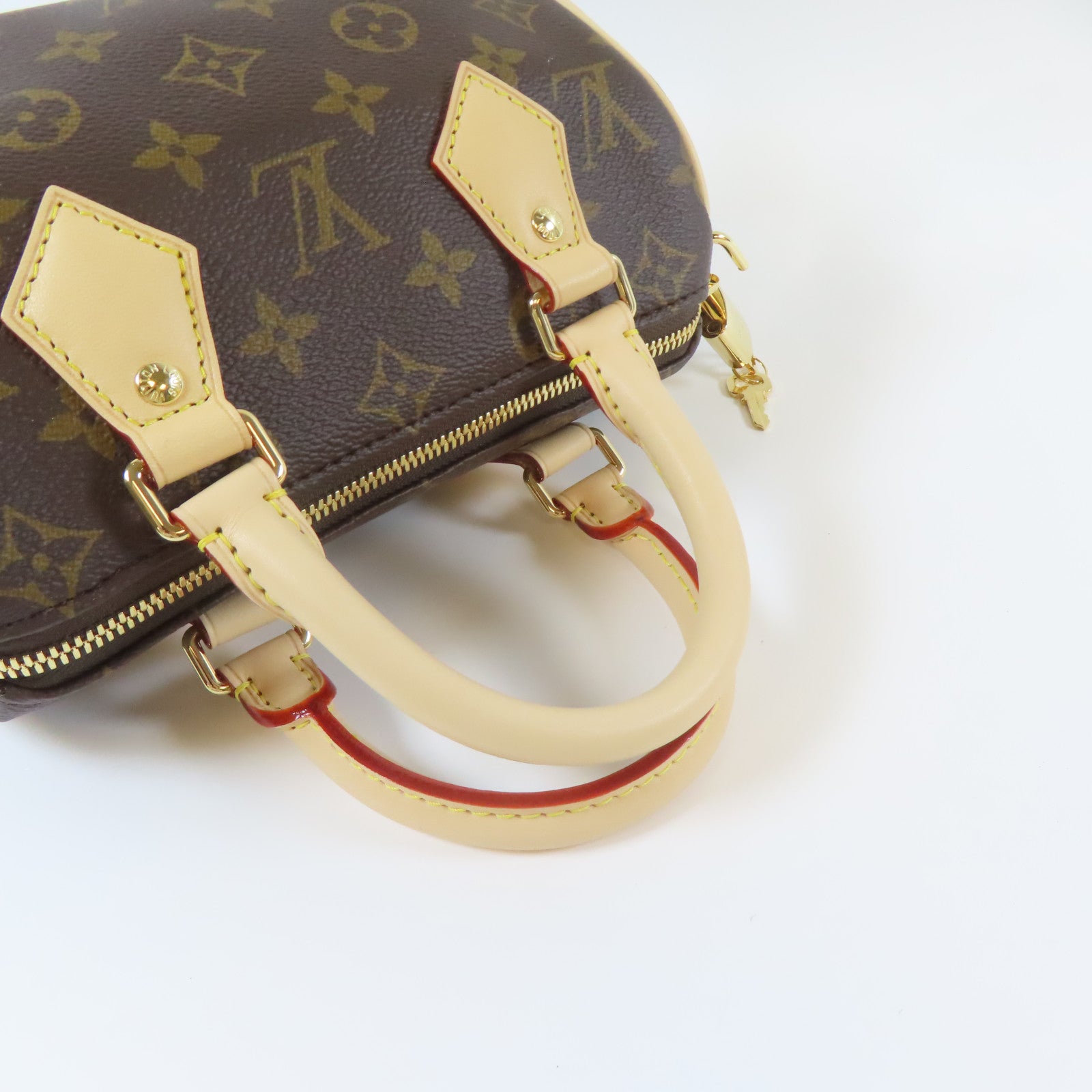 LOUIS VUITTON Monogram Speedy Bandouliere 20金扣手挽肩背兩用袋啡色