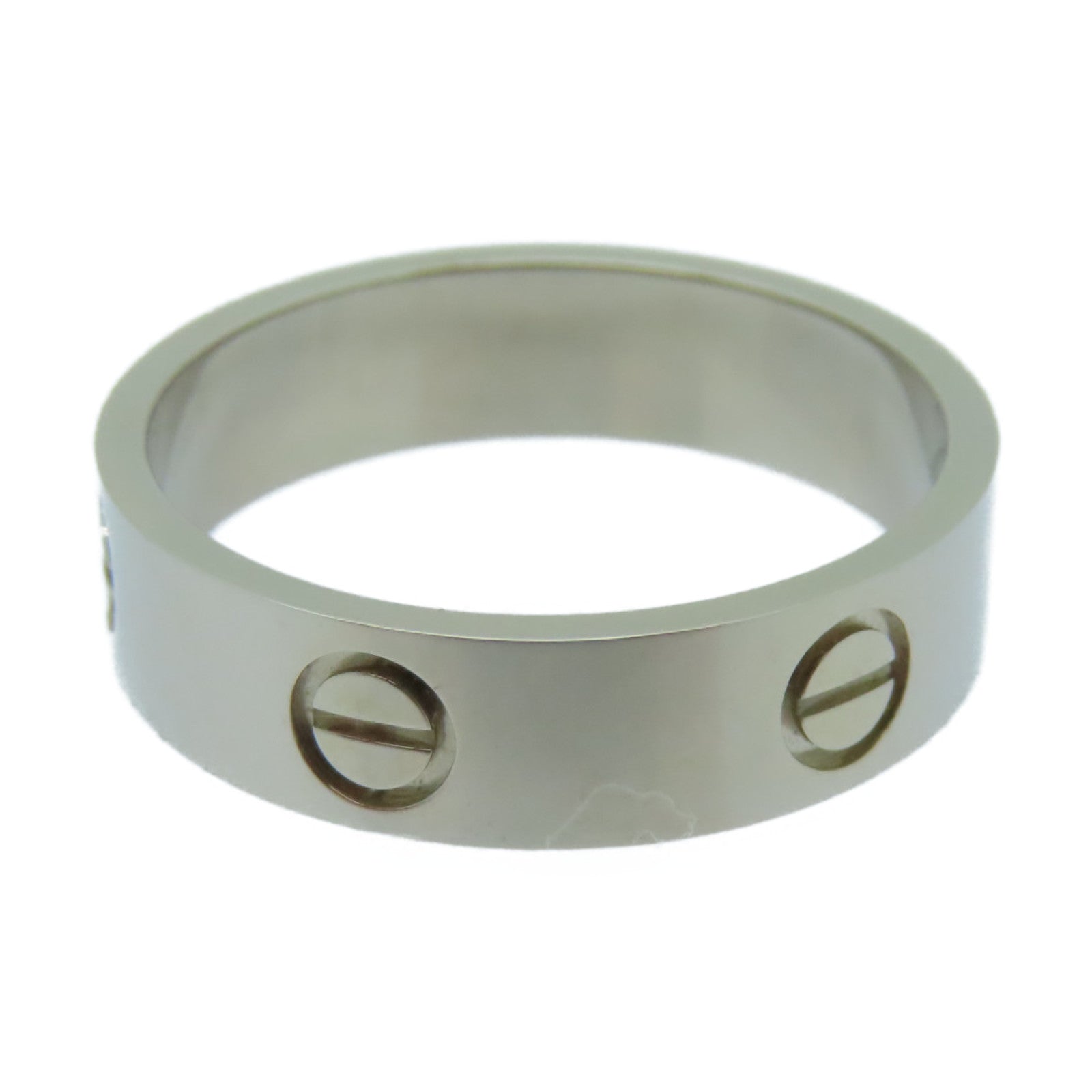 CARTIER 18K白金Love Ring戒指Cartier#61/US9.5