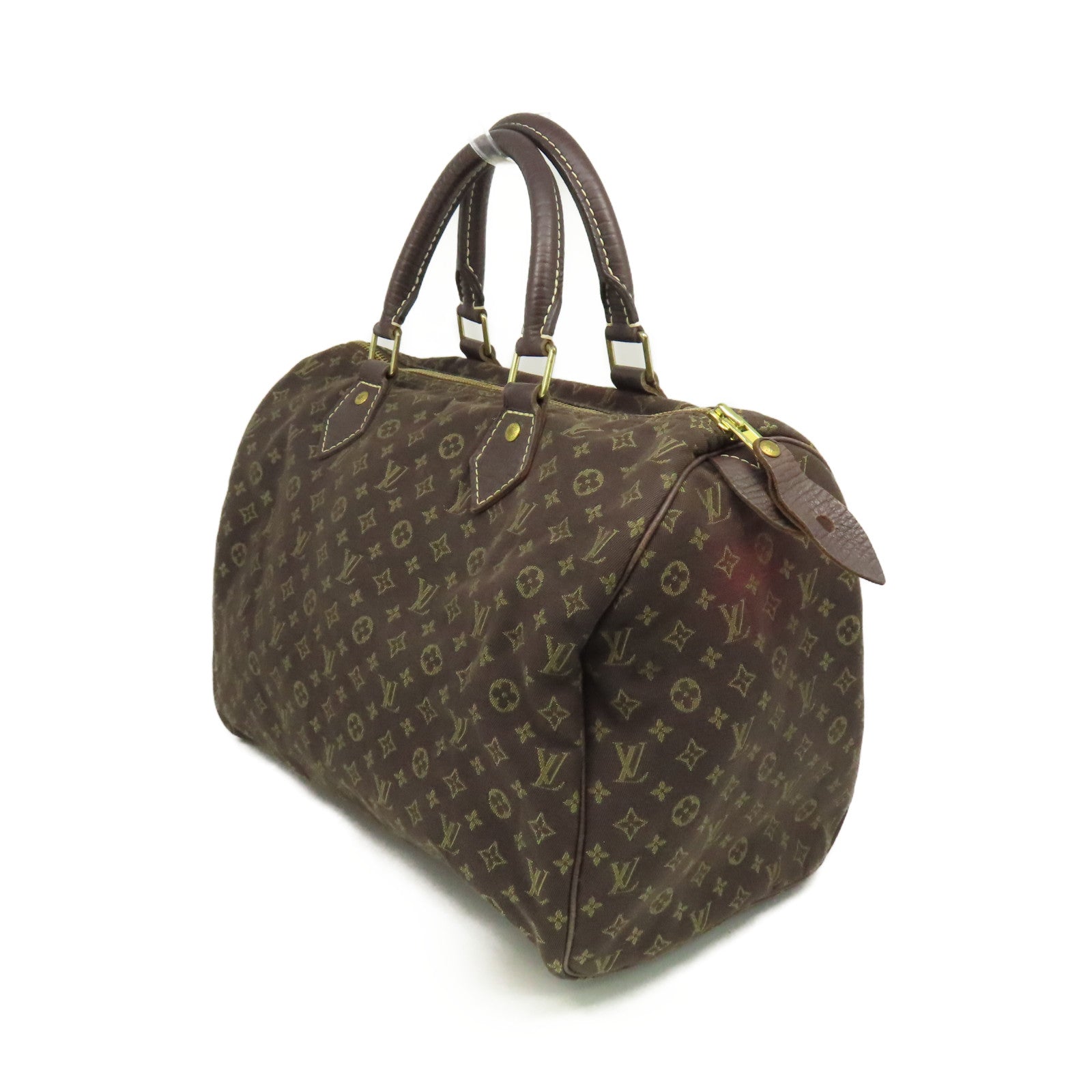LOUIS VUITTON Monogram Mini Saumur 30 Handbag手挽袋啡色