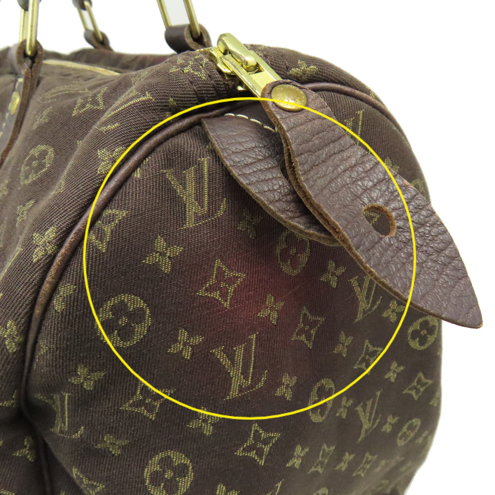 LOUIS VUITTON Monogram Mini Saumur 30 Handbag手挽袋啡色