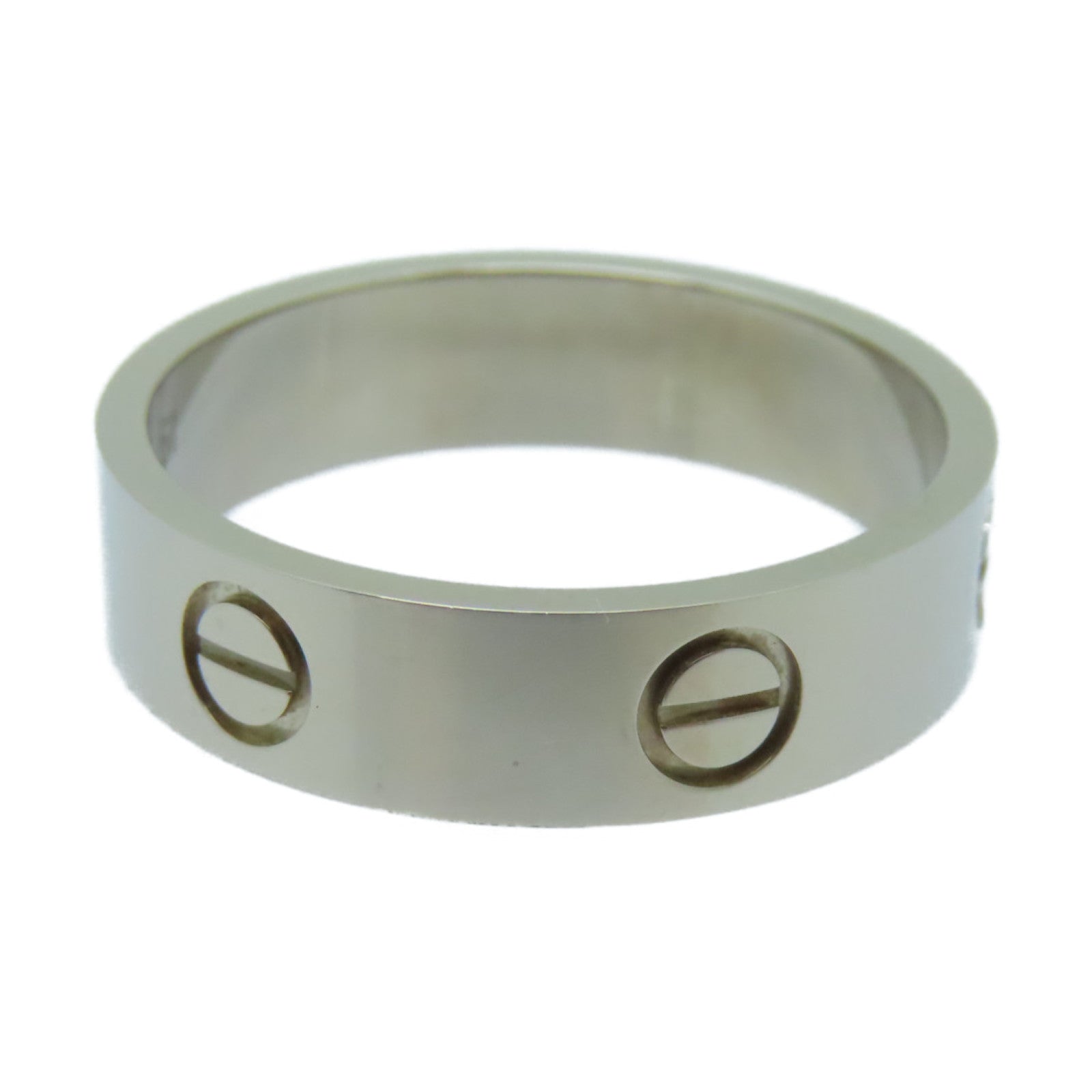 CARTIER 18K白金Love Ring戒指Cartier#61/US9.5