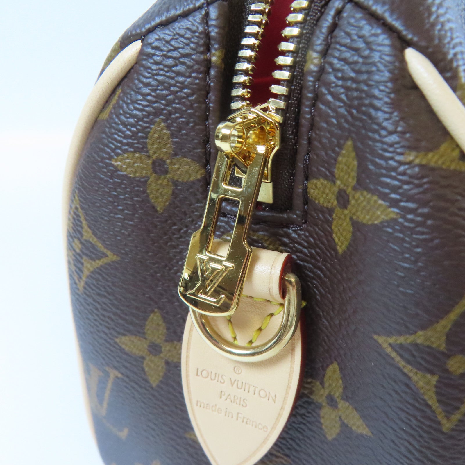 LOUIS VUITTON Monogram Speedy Bandouliere 20金扣手挽肩背兩用袋啡色