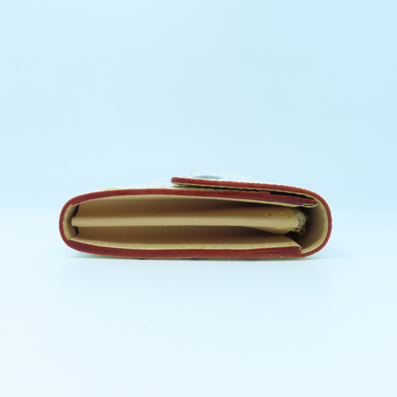 LOUIS VUITTON Monogram Multicolore Portefeuille Sarah Wallet金扣長錢包白色