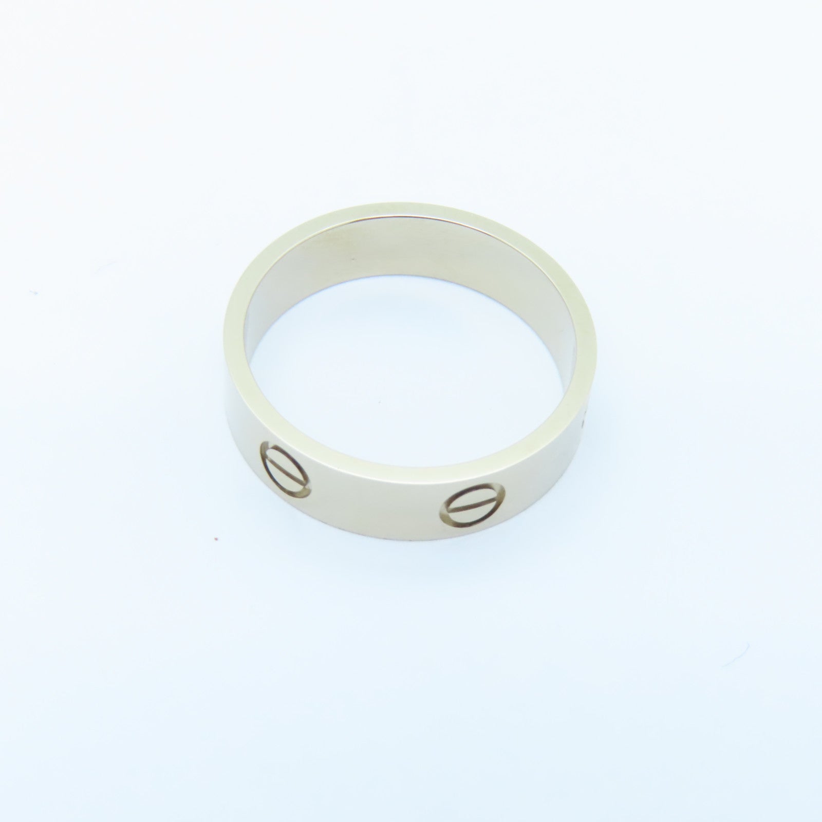 CARTIER 18K白金Love Ring戒指Cartier#61/US9.5