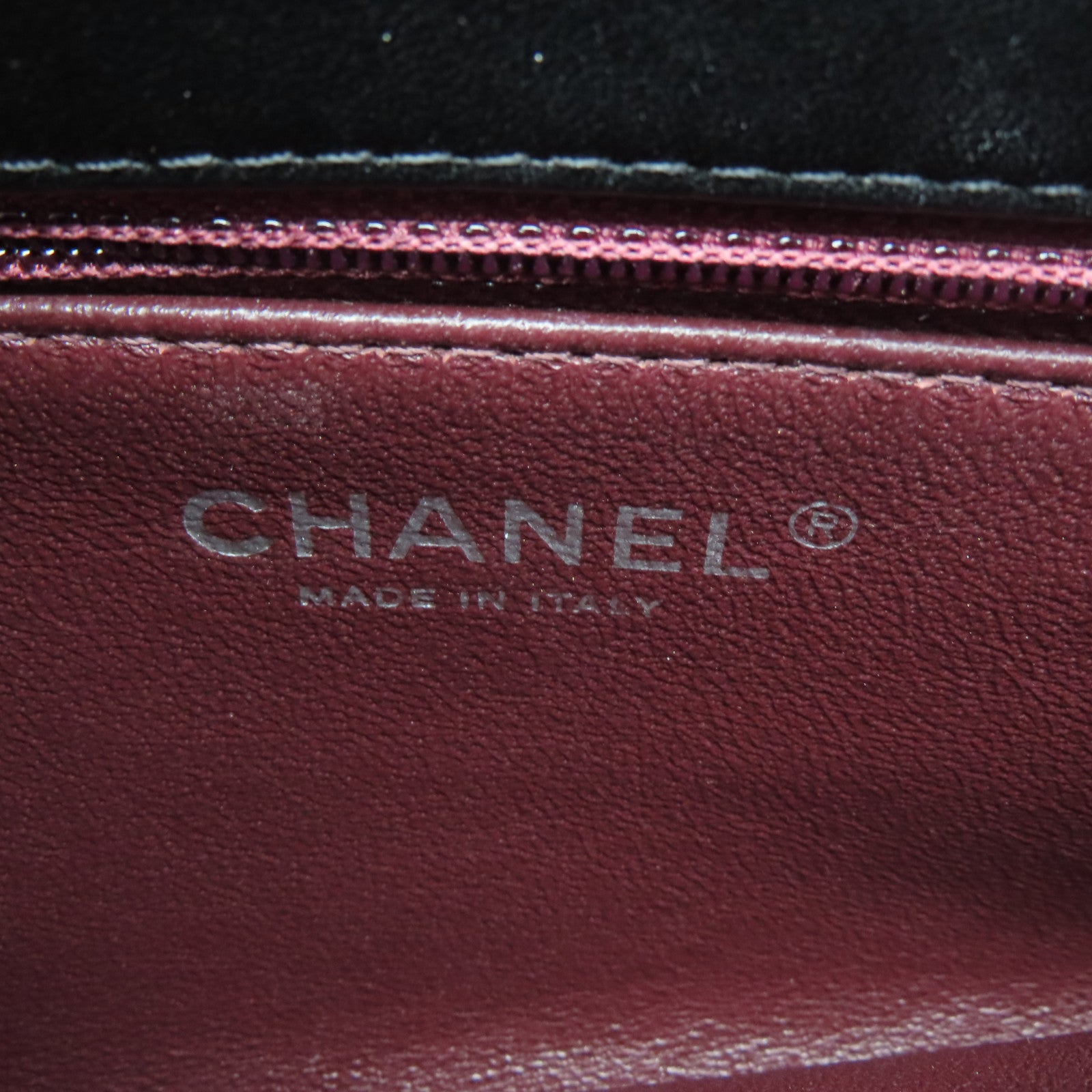 CHANEL 【激減優惠】菱格牛皮皮革Chain Shoulder黑扣手挽肩背兩用袋黑色
