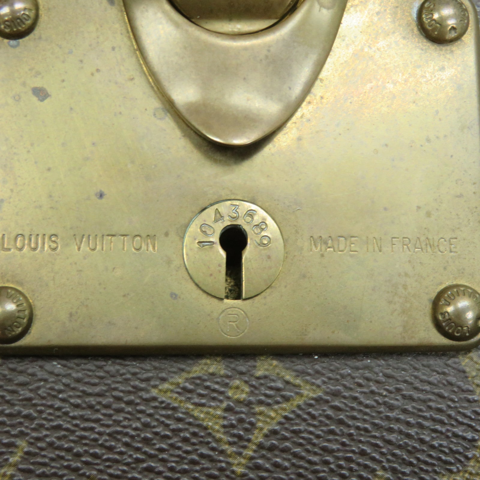 LOUIS VUITTON Monogram Alzer 80 Suitcase行李箱啡色