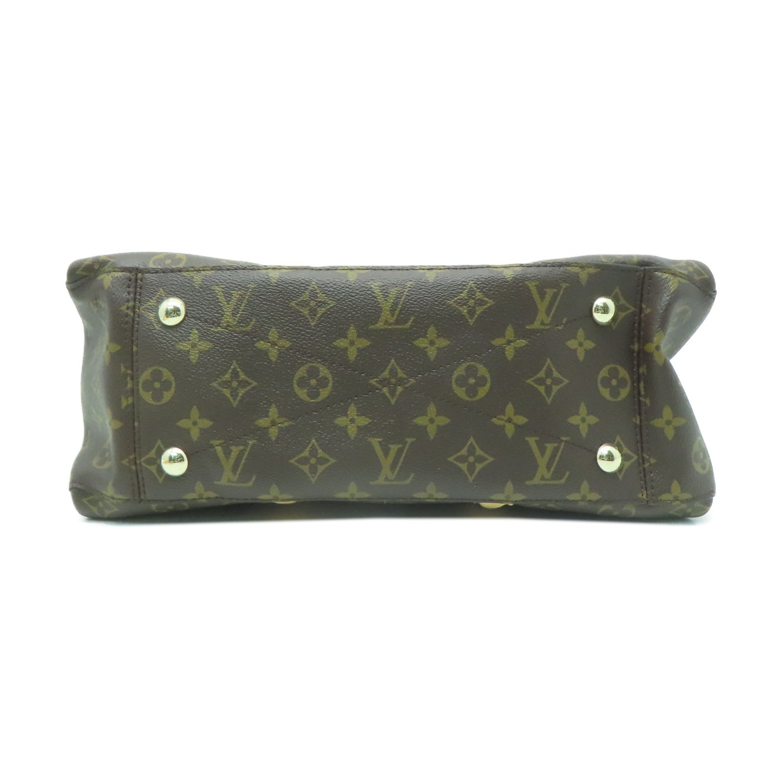 LOUIS VUITTON Monogram Soufflot BB金扣手挽肩背兩用袋啡色