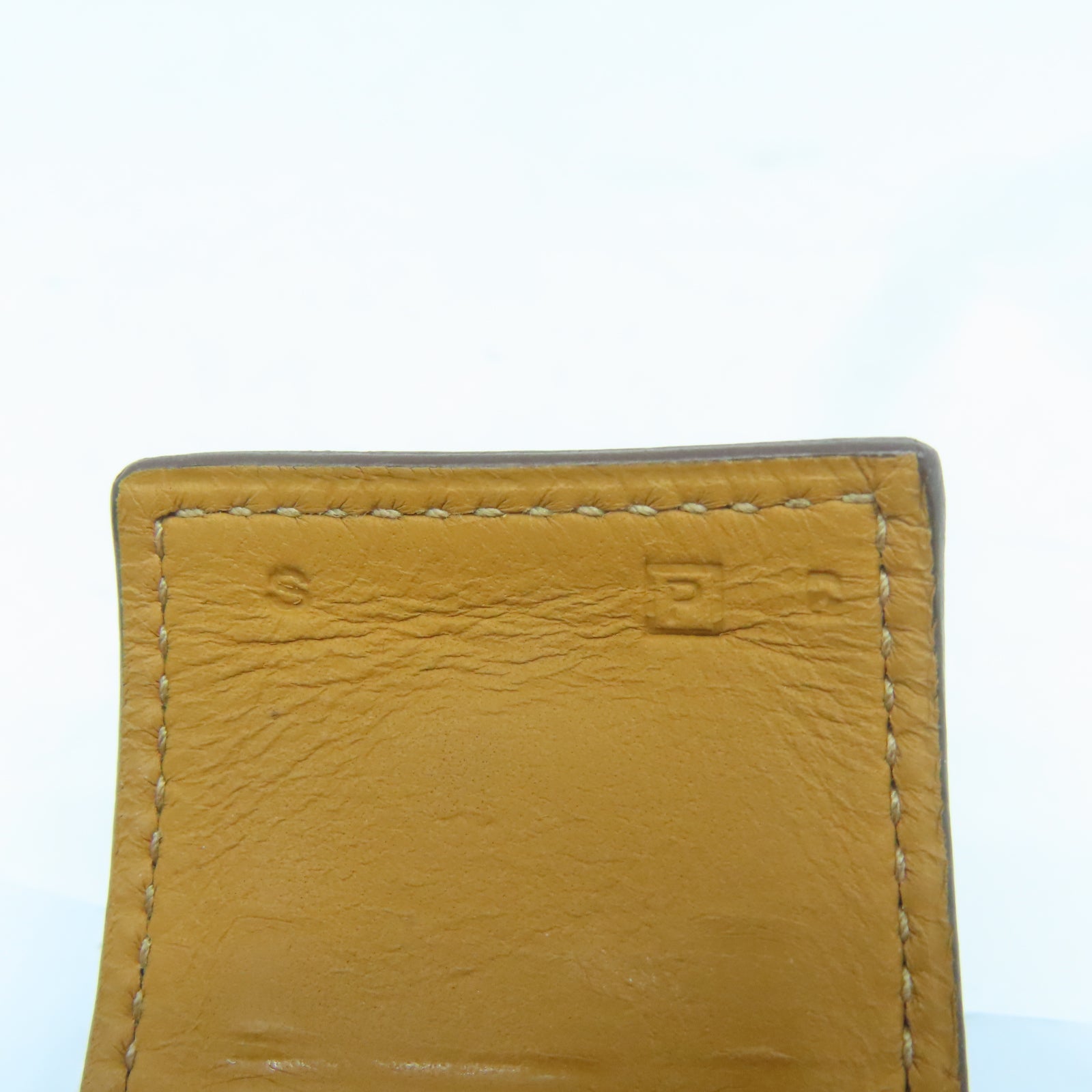 HERMES Epsom皮革/金属CDC Bracelet銀扣手鐲Violet紫色