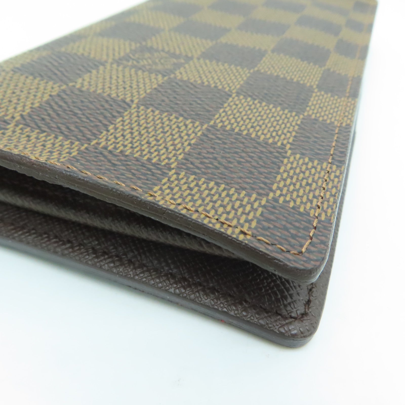 LOUIS VUITTON Damier Brazza金扣长钱包啡色