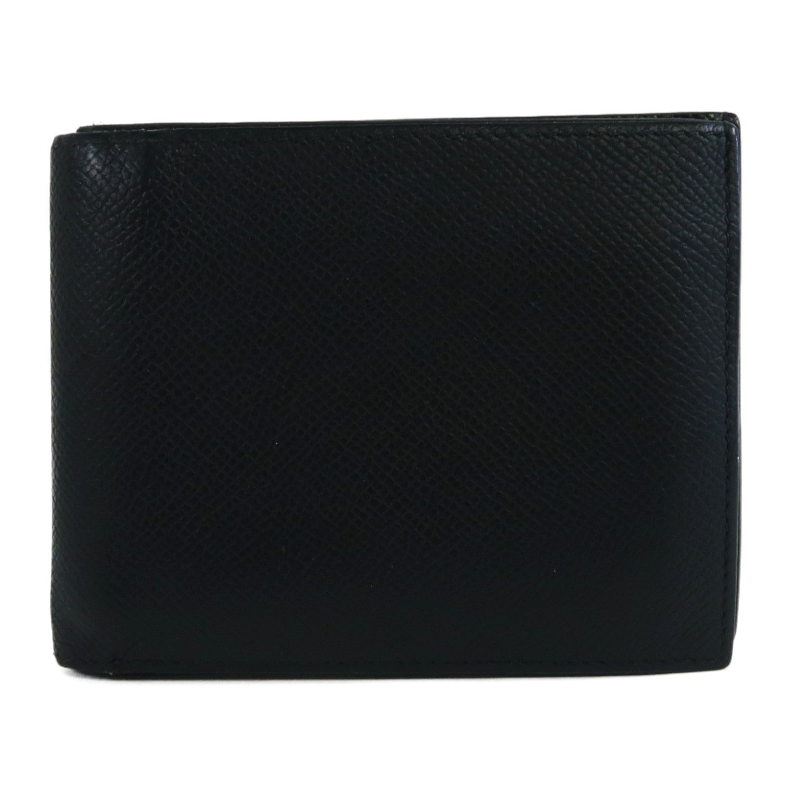 HERMES Epsom皮革Citizen Twill Compact Card Holder Wallet錢包黑色