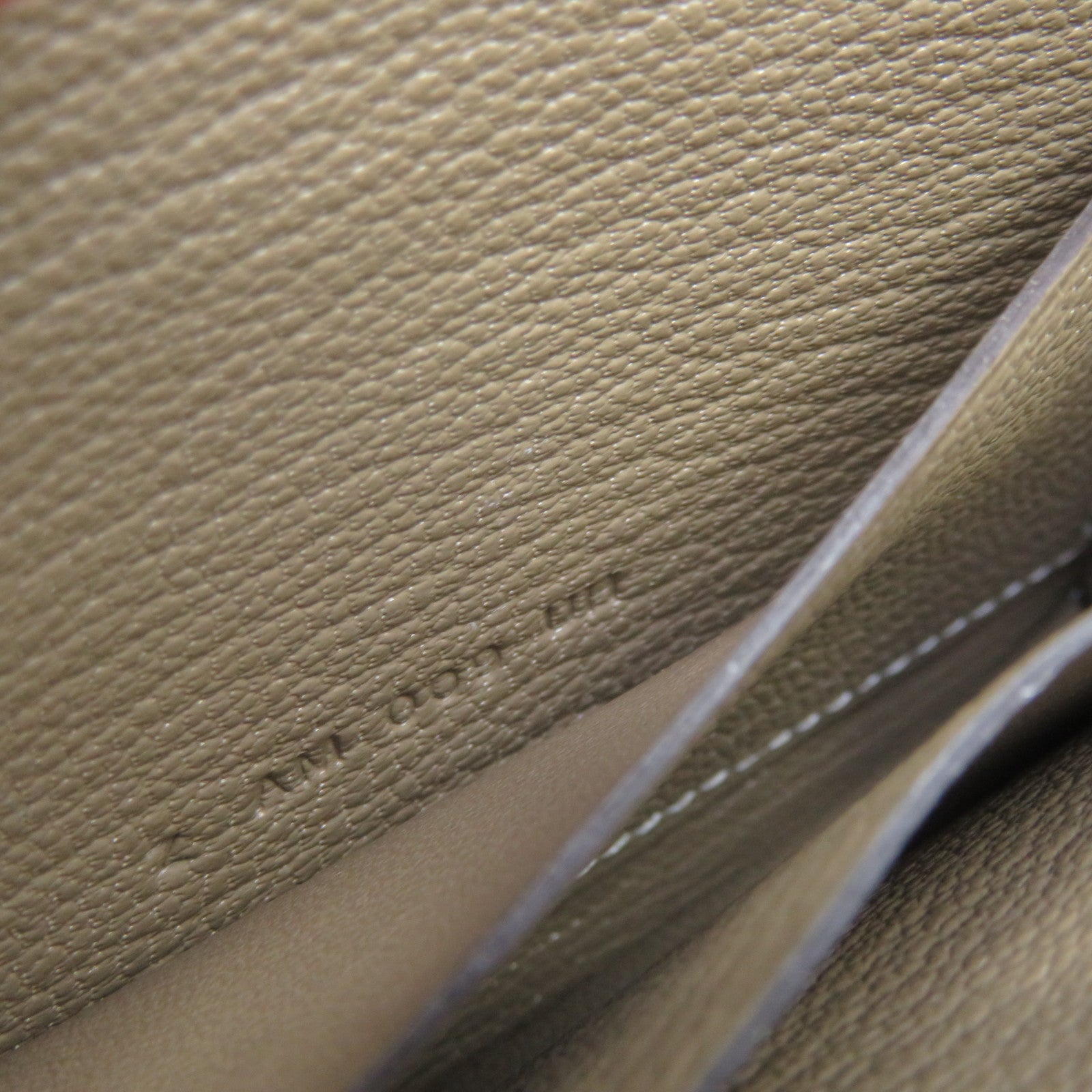 HERMES Chevre皮革金扣Roulis slim wallet钱包啡色