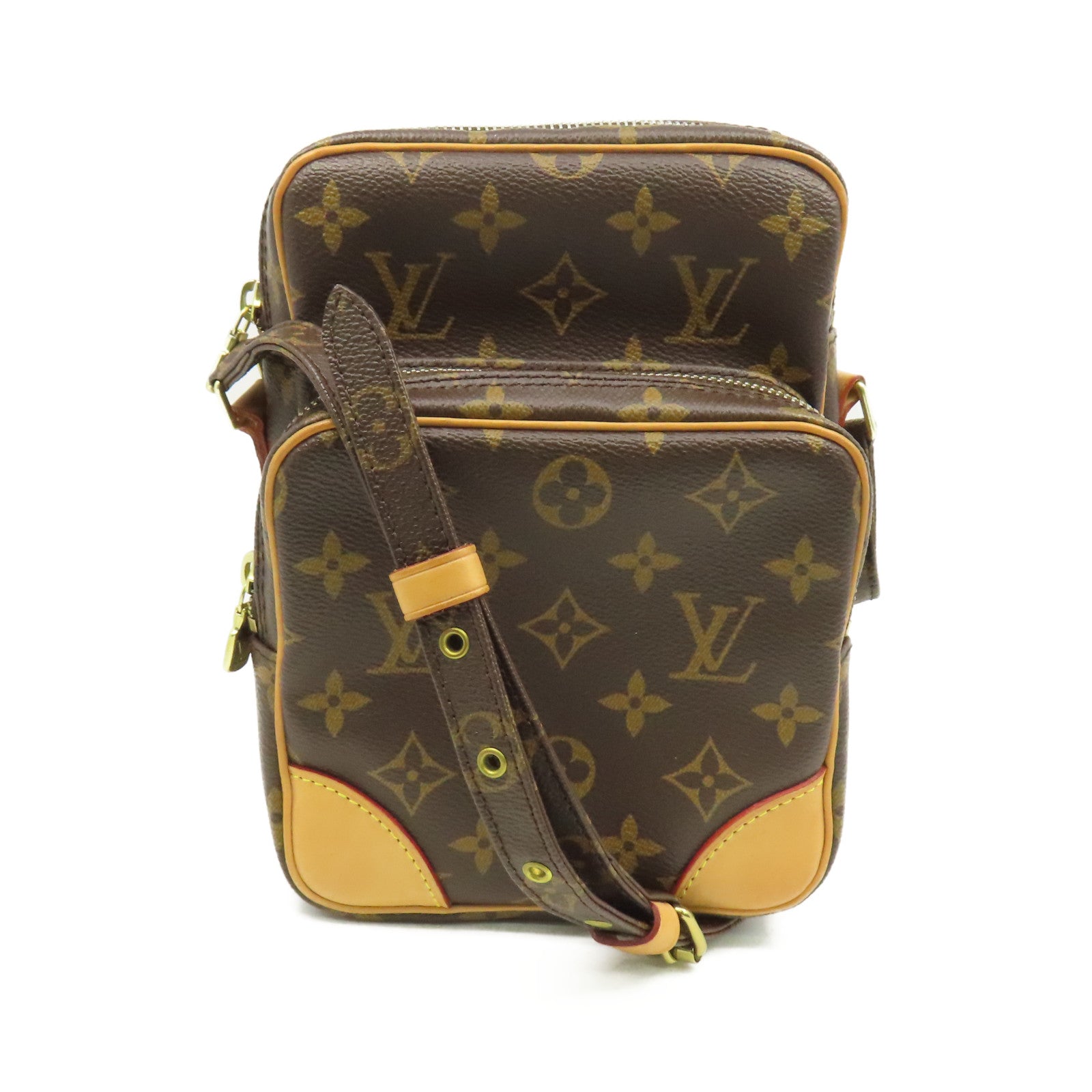 LOUIS VUITTON Monogram Amazon Shoulder Bag肩背袋啡色 Brand Off Hong Kong