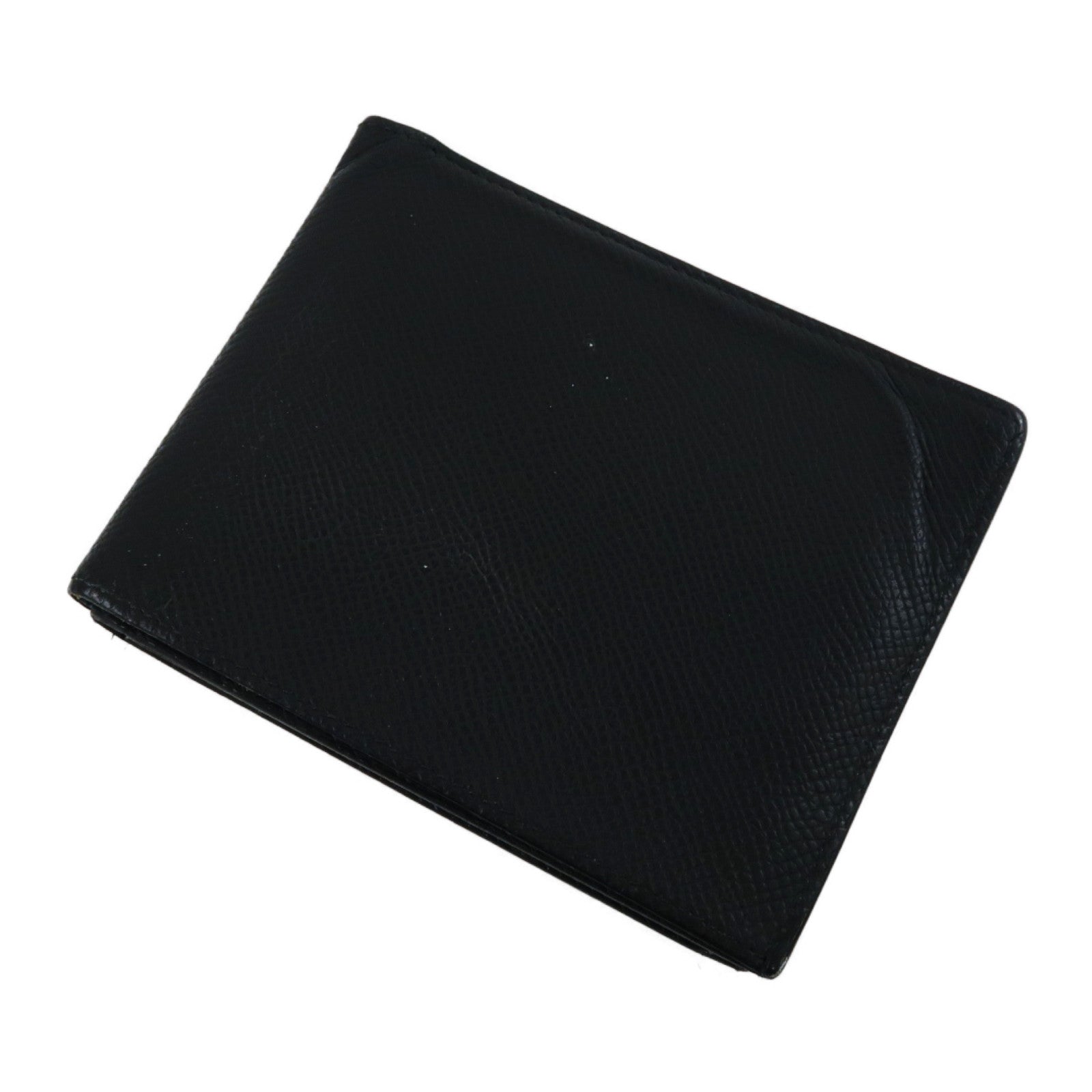 HERMES Epsom皮革Citizen Twill Compact Card Holder Wallet錢包黑色