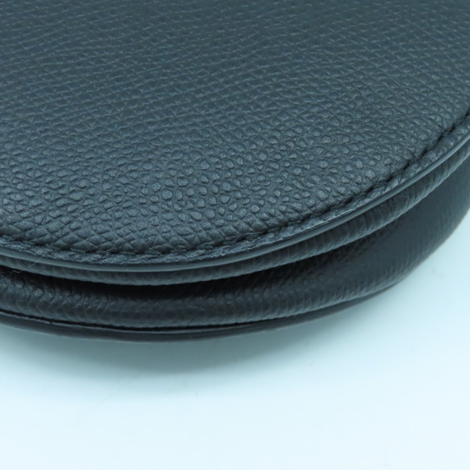 Dior 牛皮皮革Saddle Bag金扣手挽袋黑色