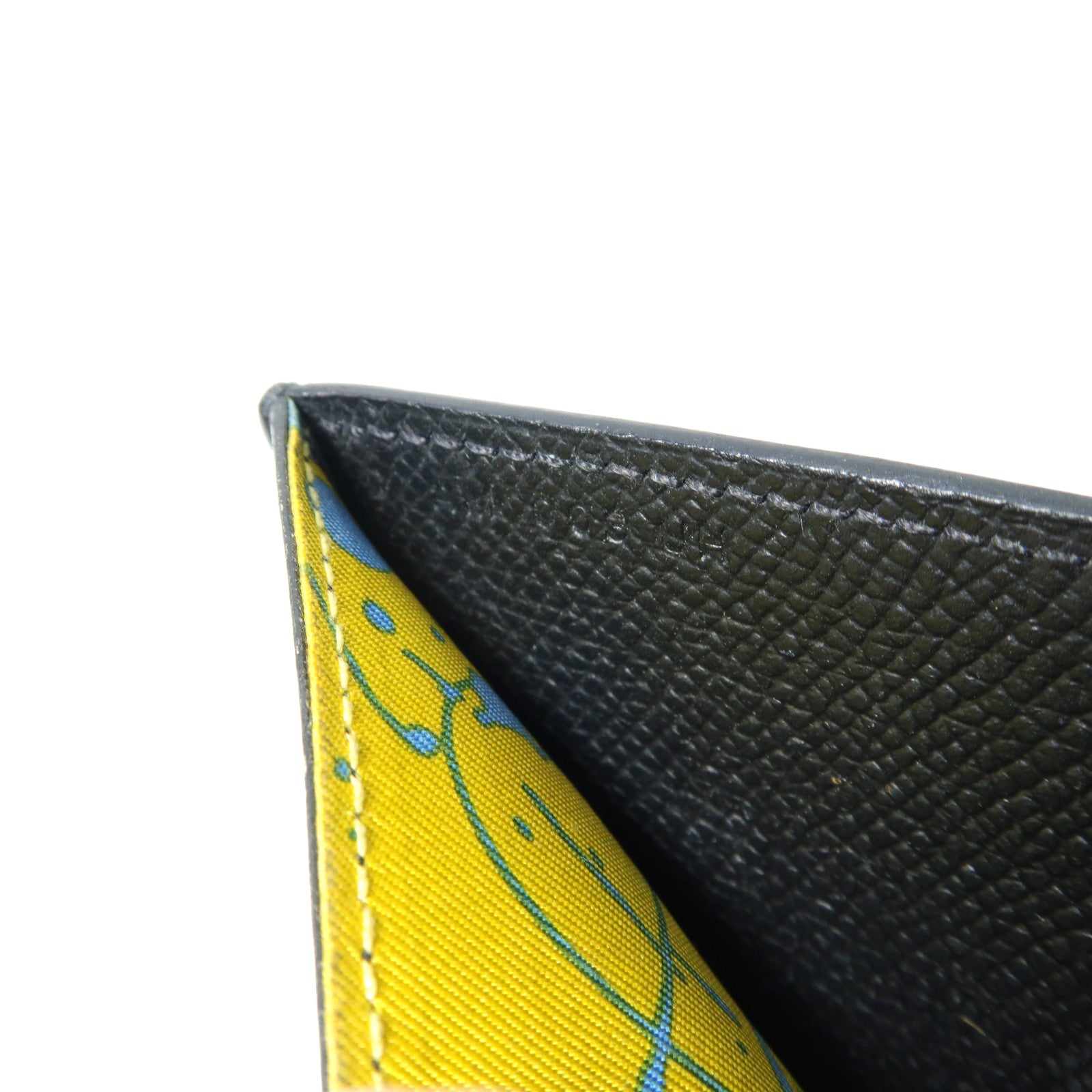 HERMES Epsom皮革Citizen Twill Compact Card Holder Wallet錢包黑色