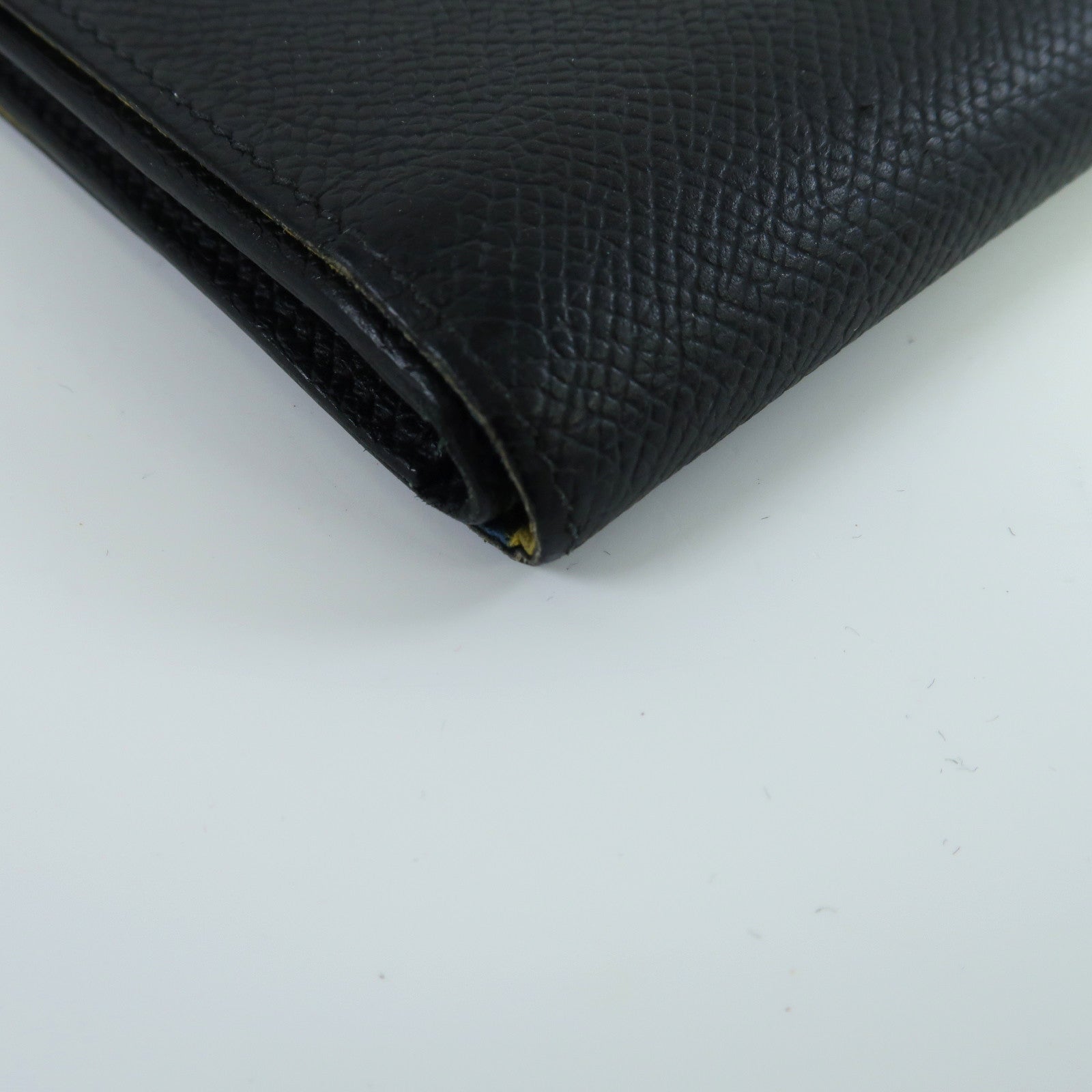HERMES Epsom皮革Citizen Twill Compact Card Holder Wallet錢包黑色