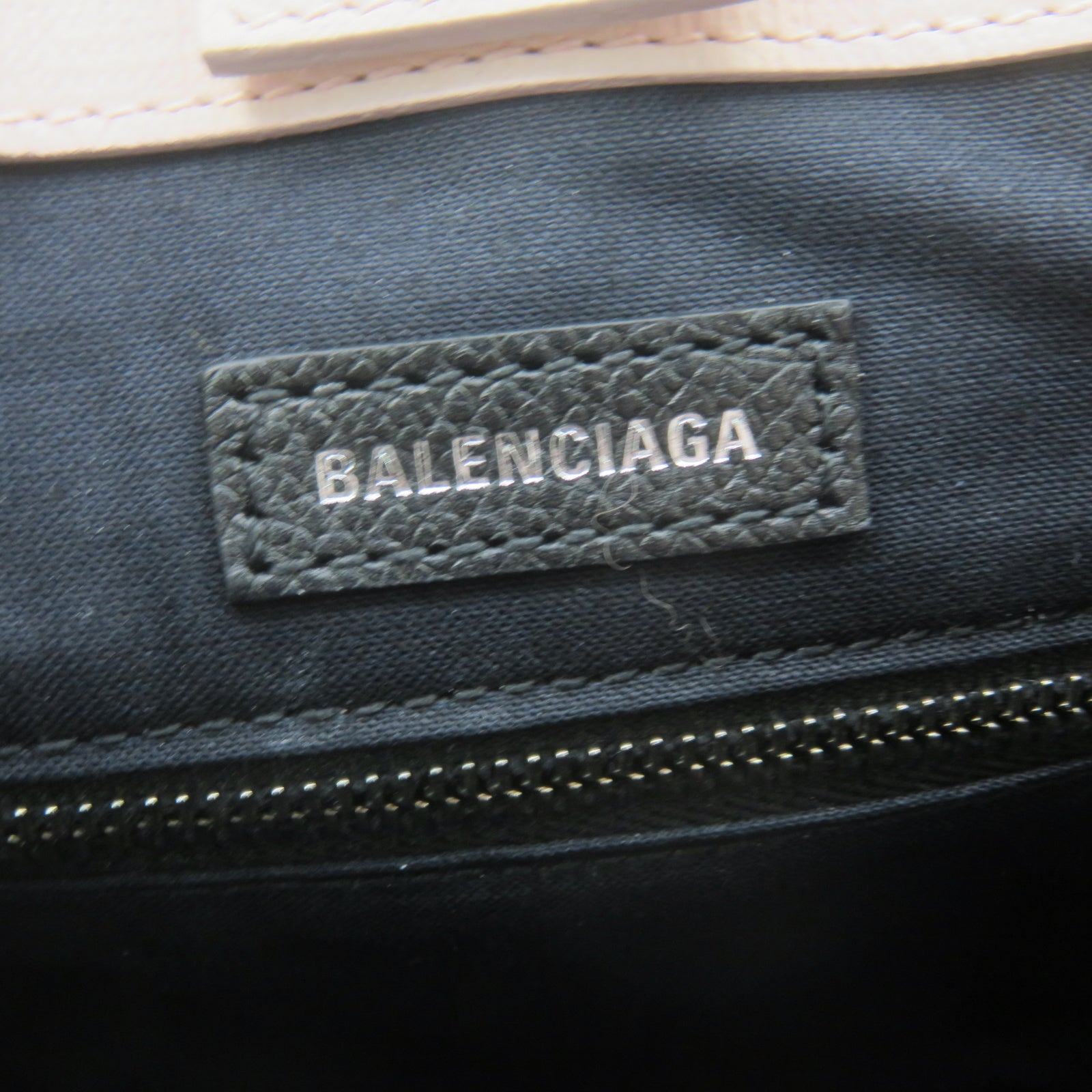 BALENCIAGA 牛皮皮革2 Way Shoulder銀扣手挽肩背兩用袋粉紅色