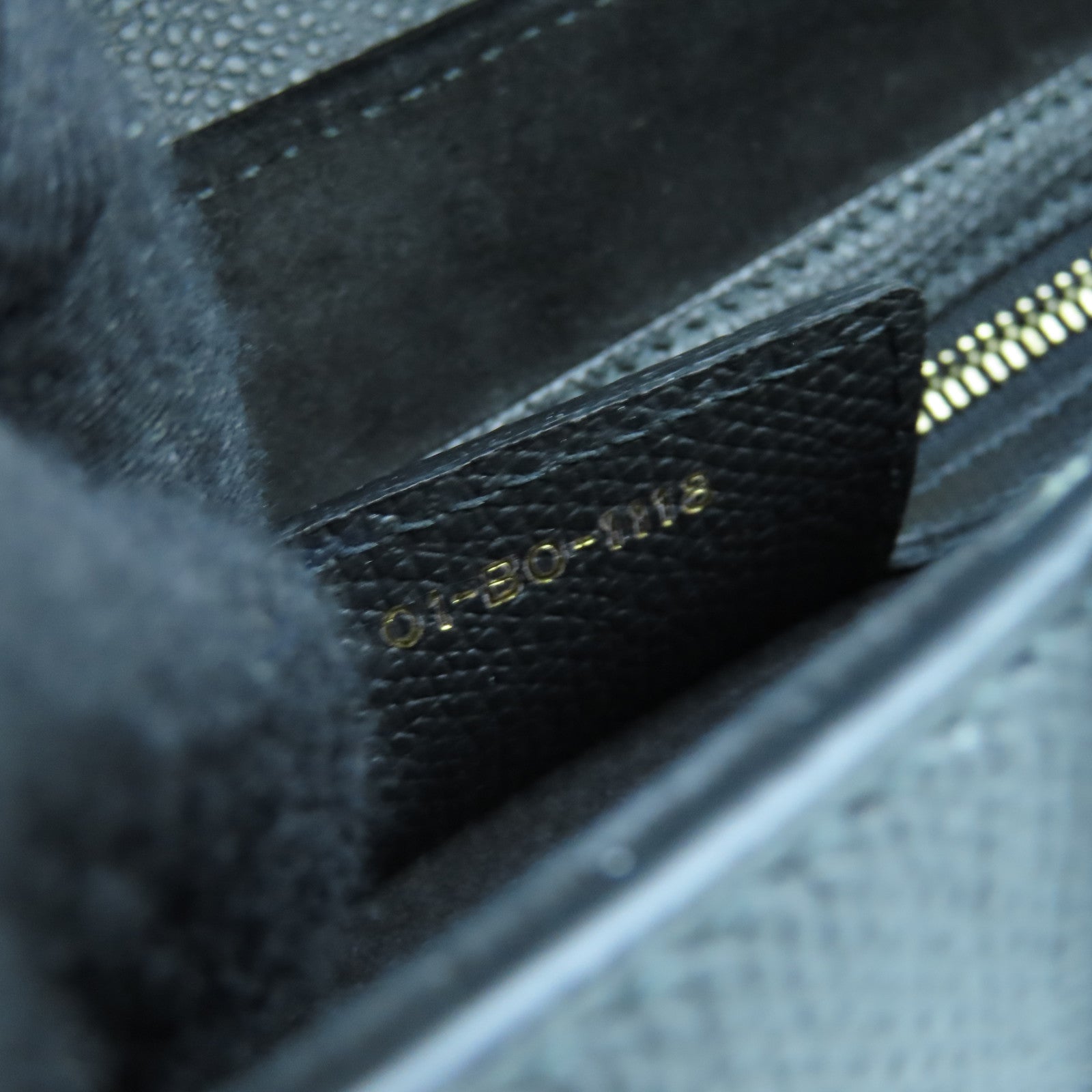 Dior 牛皮皮革Saddle Bag金扣手挽袋黑色