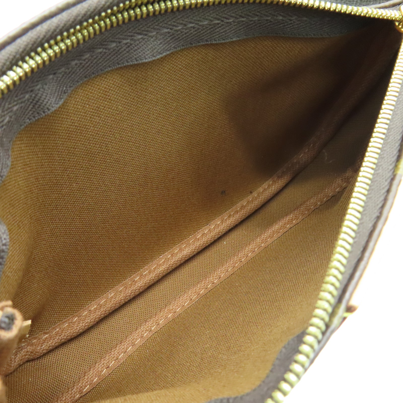 LOUIS VUITTON Monogram Multi Pochette Accessoires金扣肩背袋啡色
