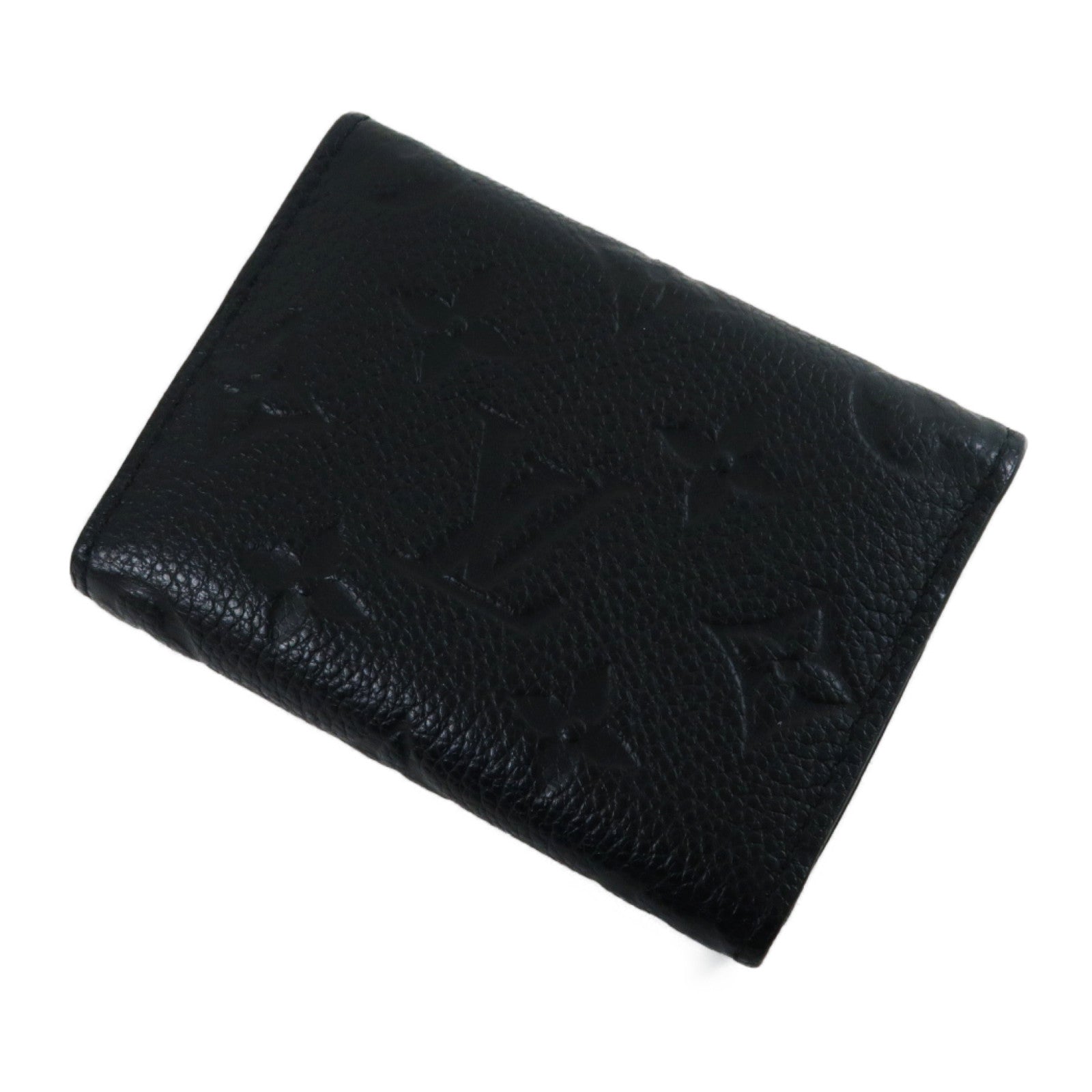 LOUIS VUITTON Monogram Empreinte Business Card Holder金扣卡片套黑色