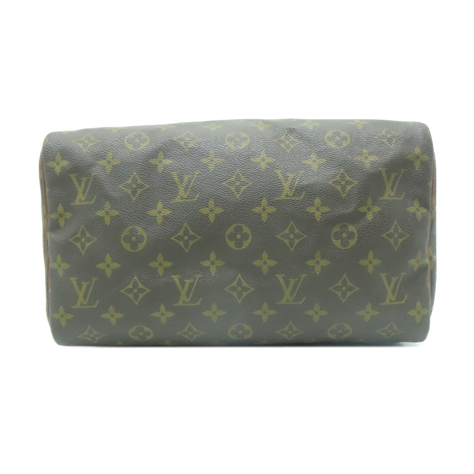 LOUIS VUITTON Monogram Speedy 30金扣手挽袋啡色