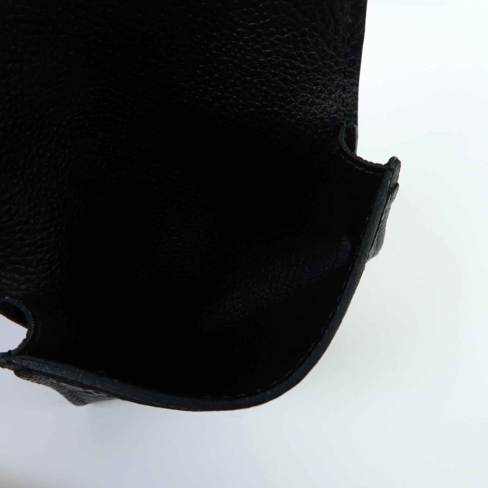 LOUIS VUITTON Monogram Empreinte Business Card Holder金扣卡片套黑色