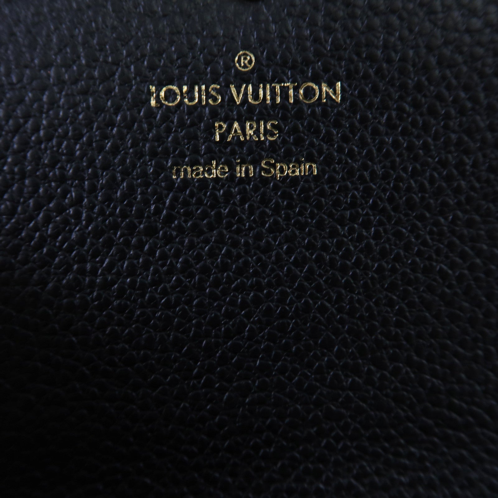 LOUIS VUITTON Monogram Empreinte Business Card Holder金扣卡片套黑色