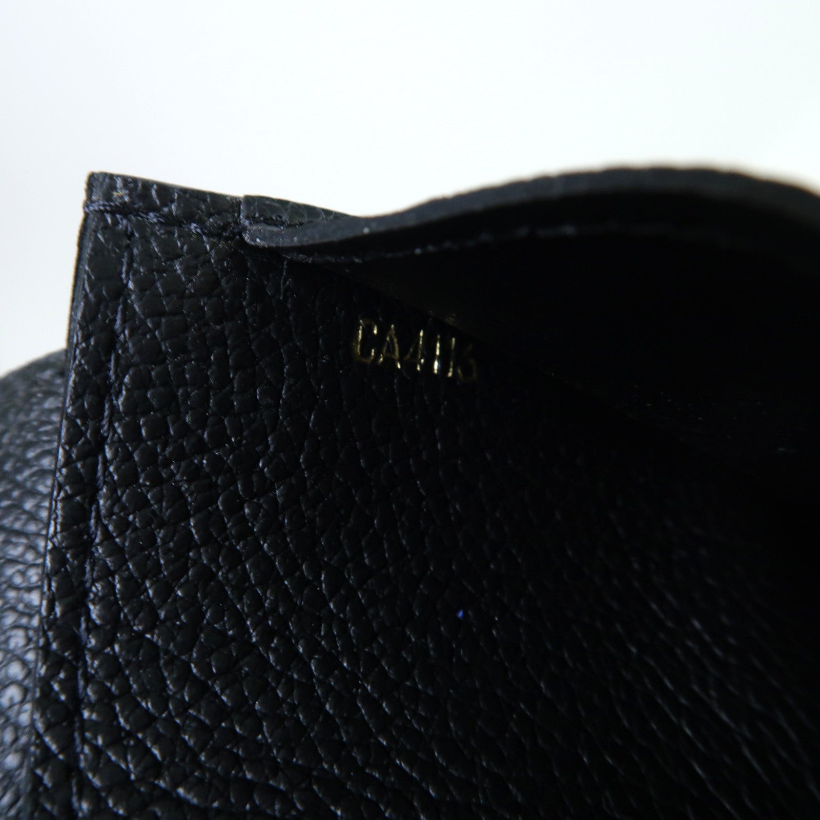 LOUIS VUITTON Monogram Empreinte Business Card Holder金扣卡片套黑色