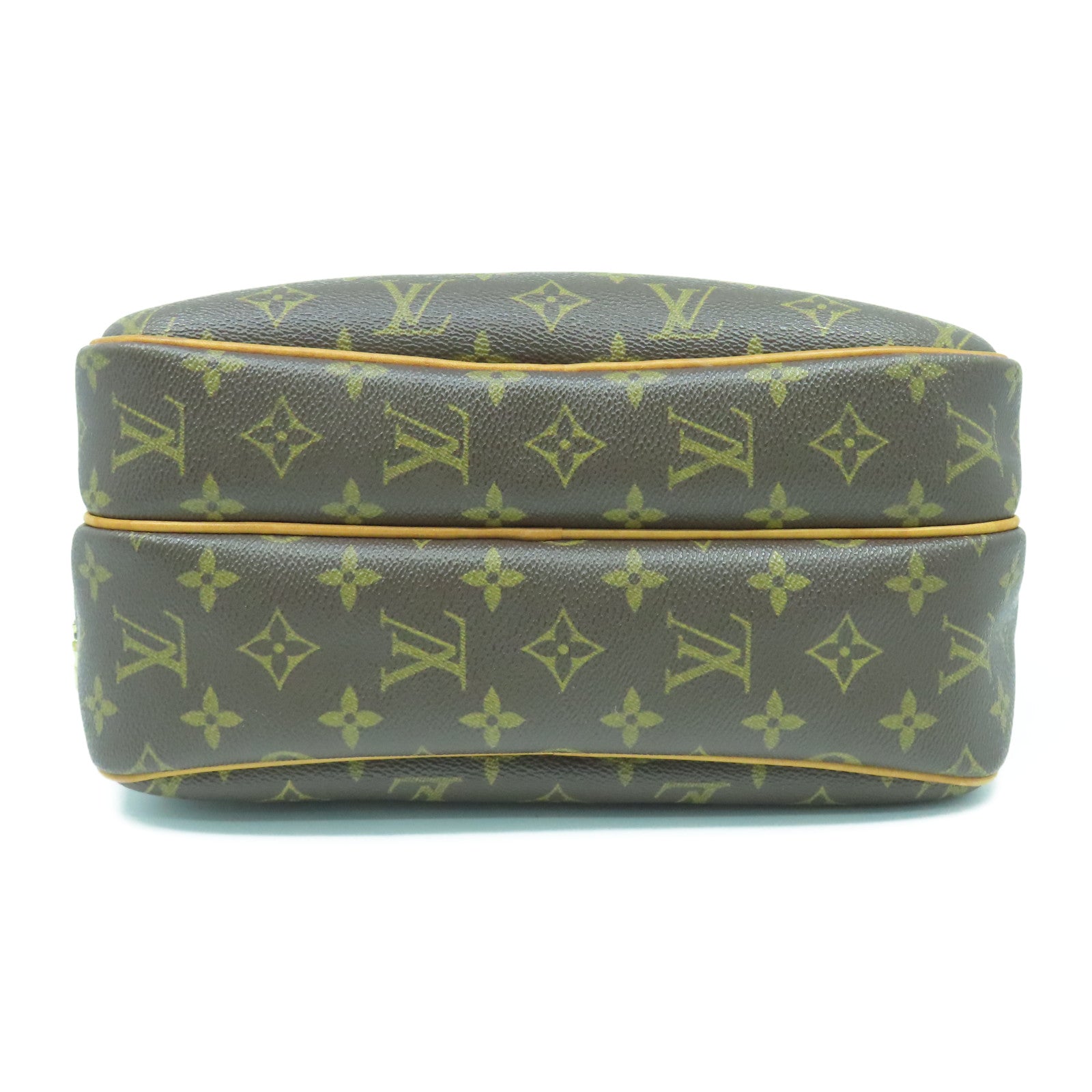 LOUIS VUITTON 【激減優惠】Monogram Reporter PM金扣肩背袋啡色