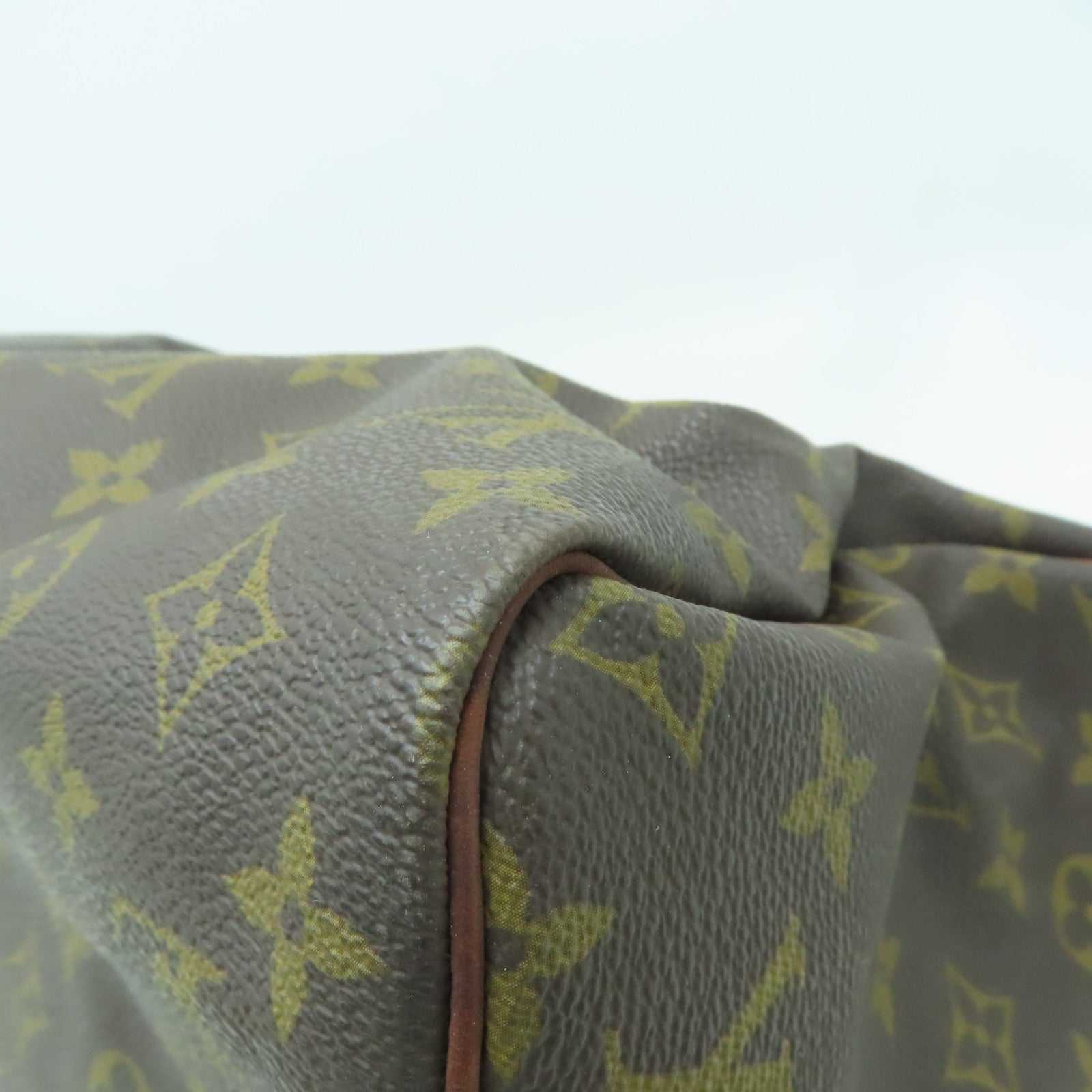 LOUIS VUITTON Monogram Speedy 30金扣手挽袋啡色