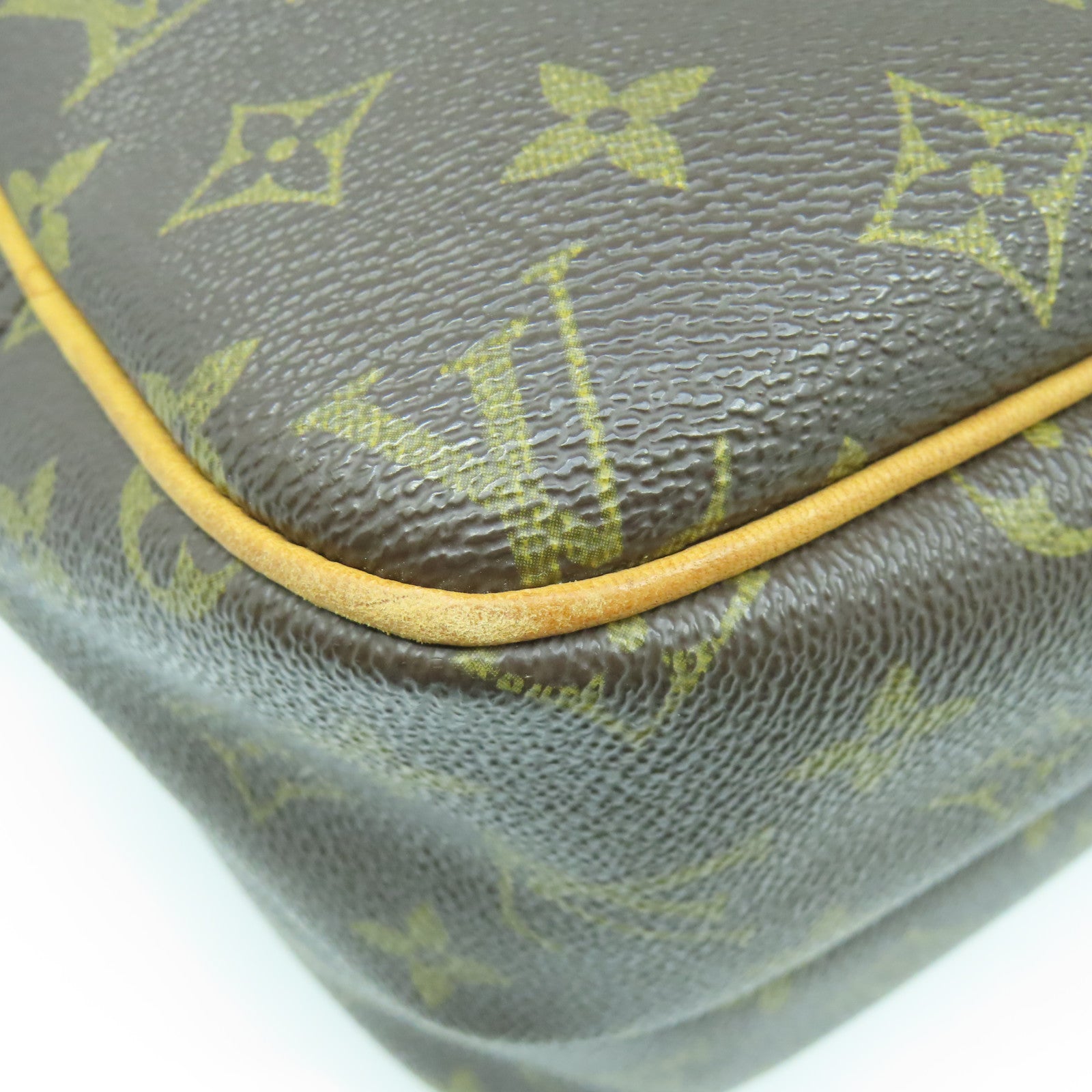 LOUIS VUITTON 【激減優惠】Monogram Reporter PM金扣肩背袋啡色