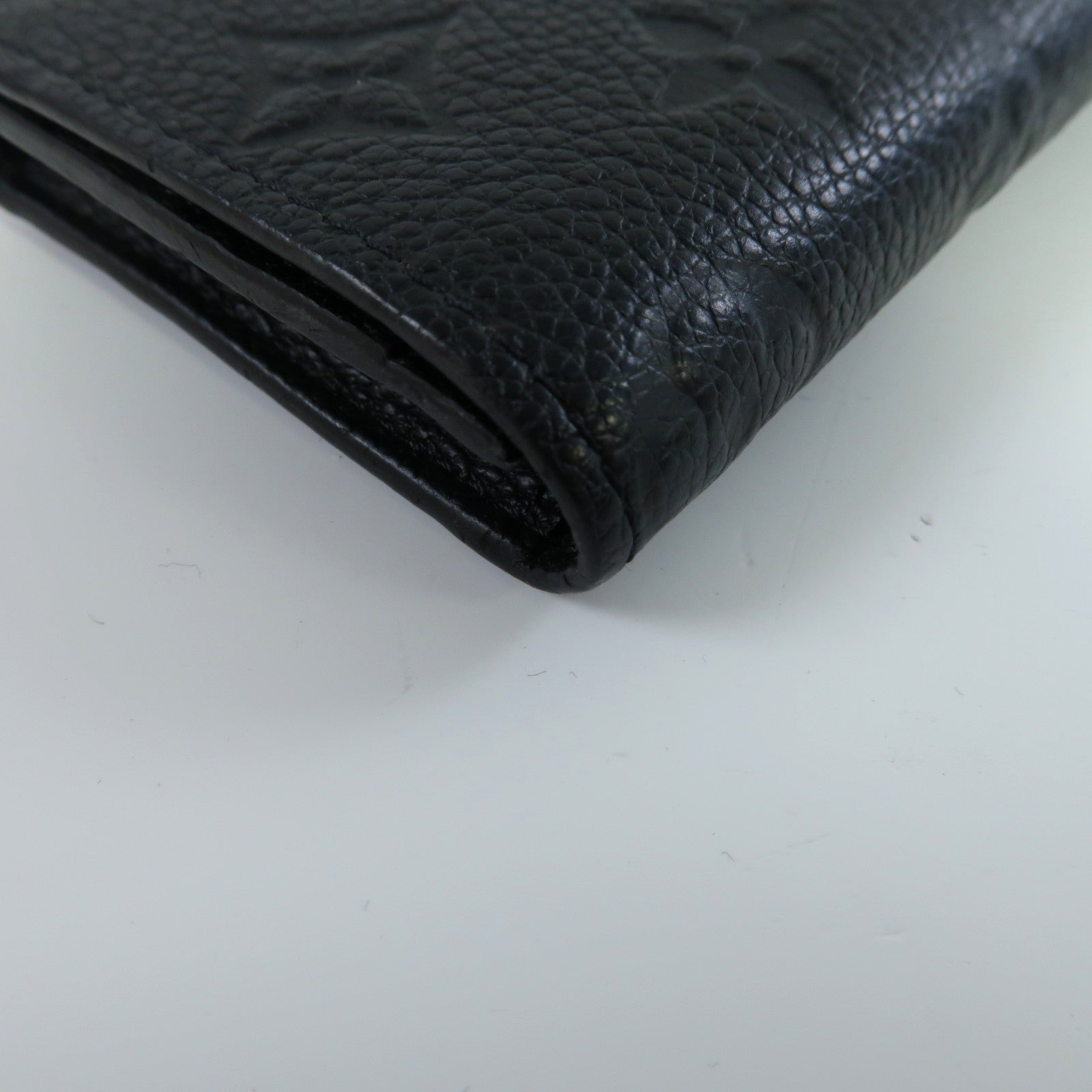 LOUIS VUITTON Monogram Empreinte Business Card Holder金扣卡片套黑色