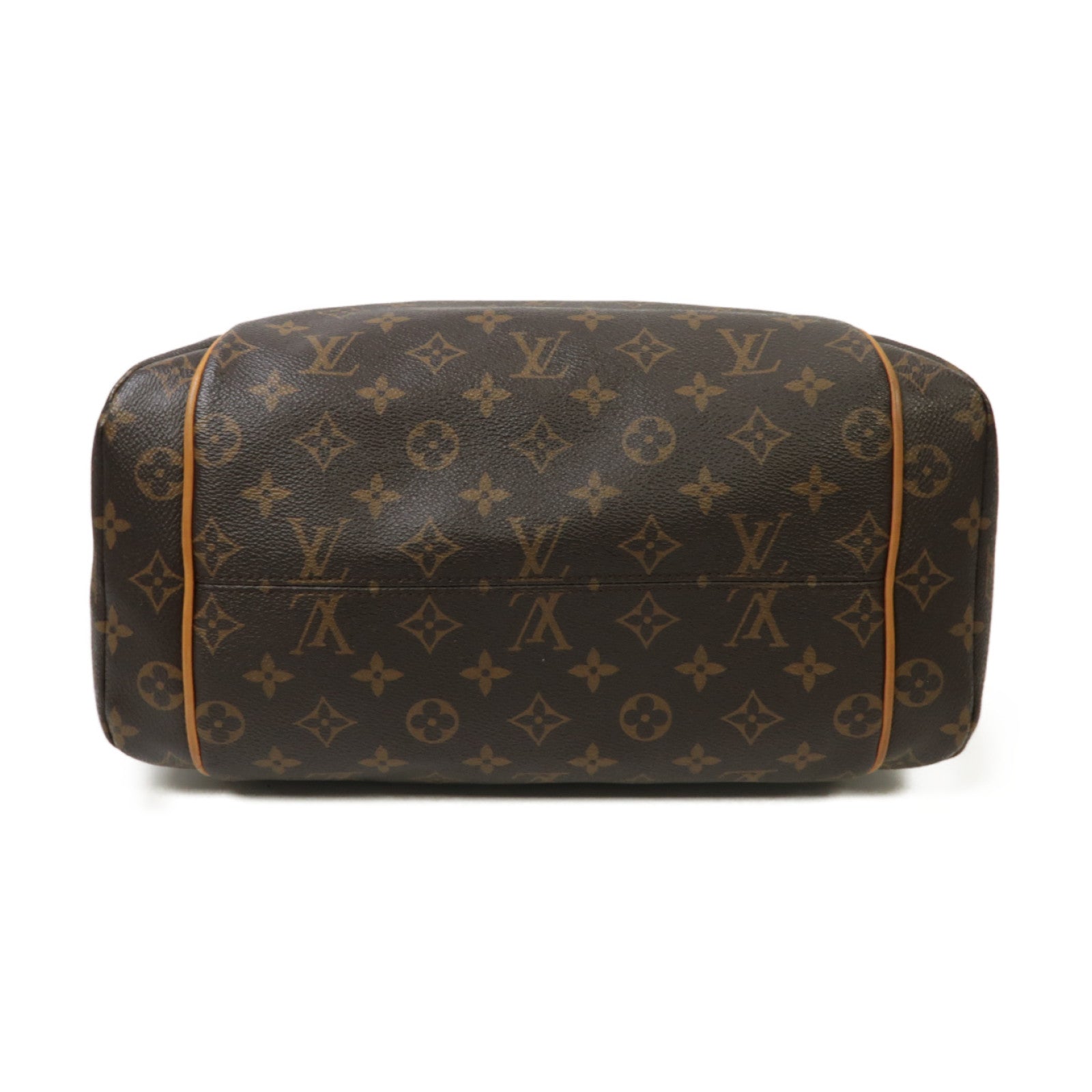 LOUIS VUITTON Monogram Totally GM金扣手挽袋棕色