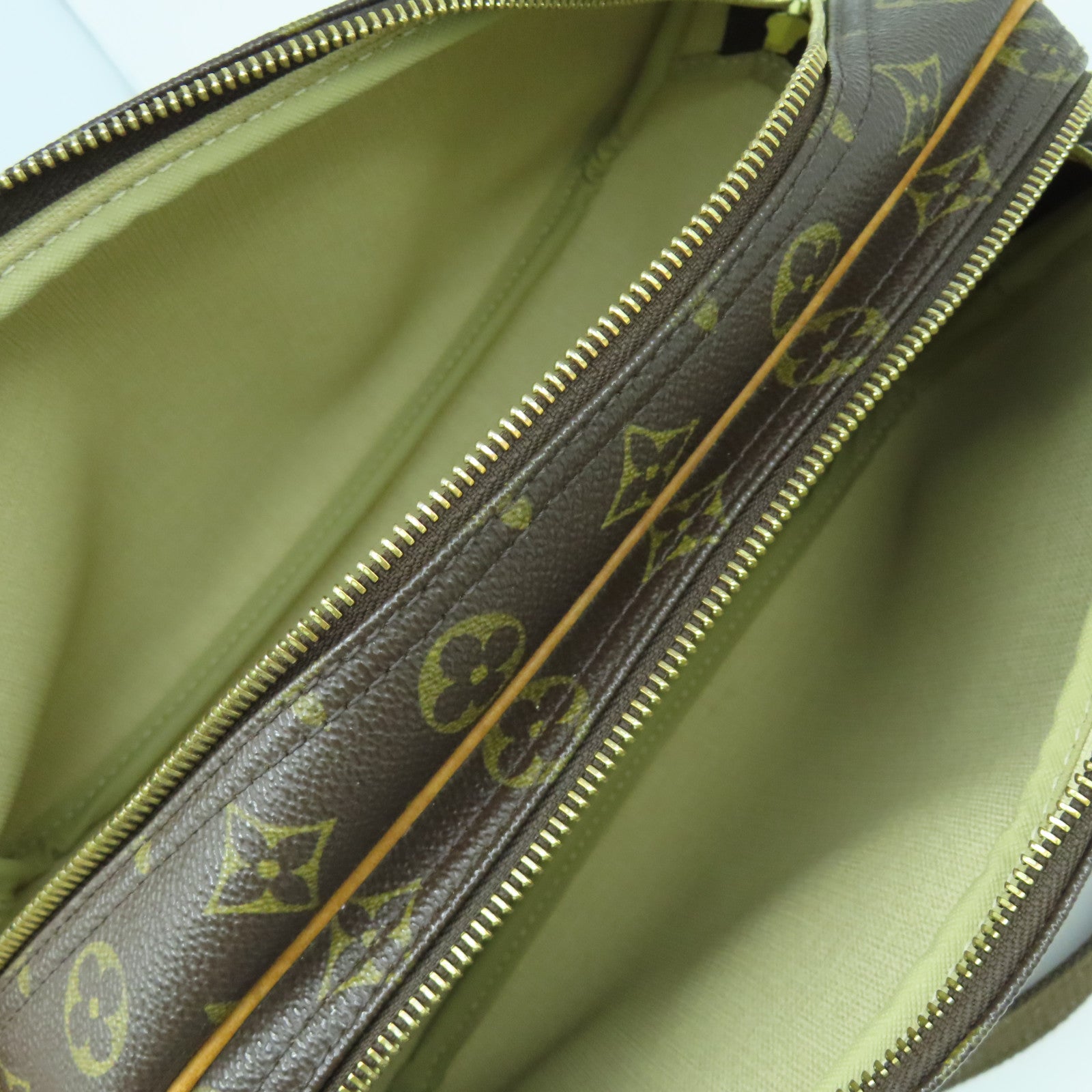 LOUIS VUITTON 【激減優惠】Monogram Reporter PM金扣肩背袋啡色
