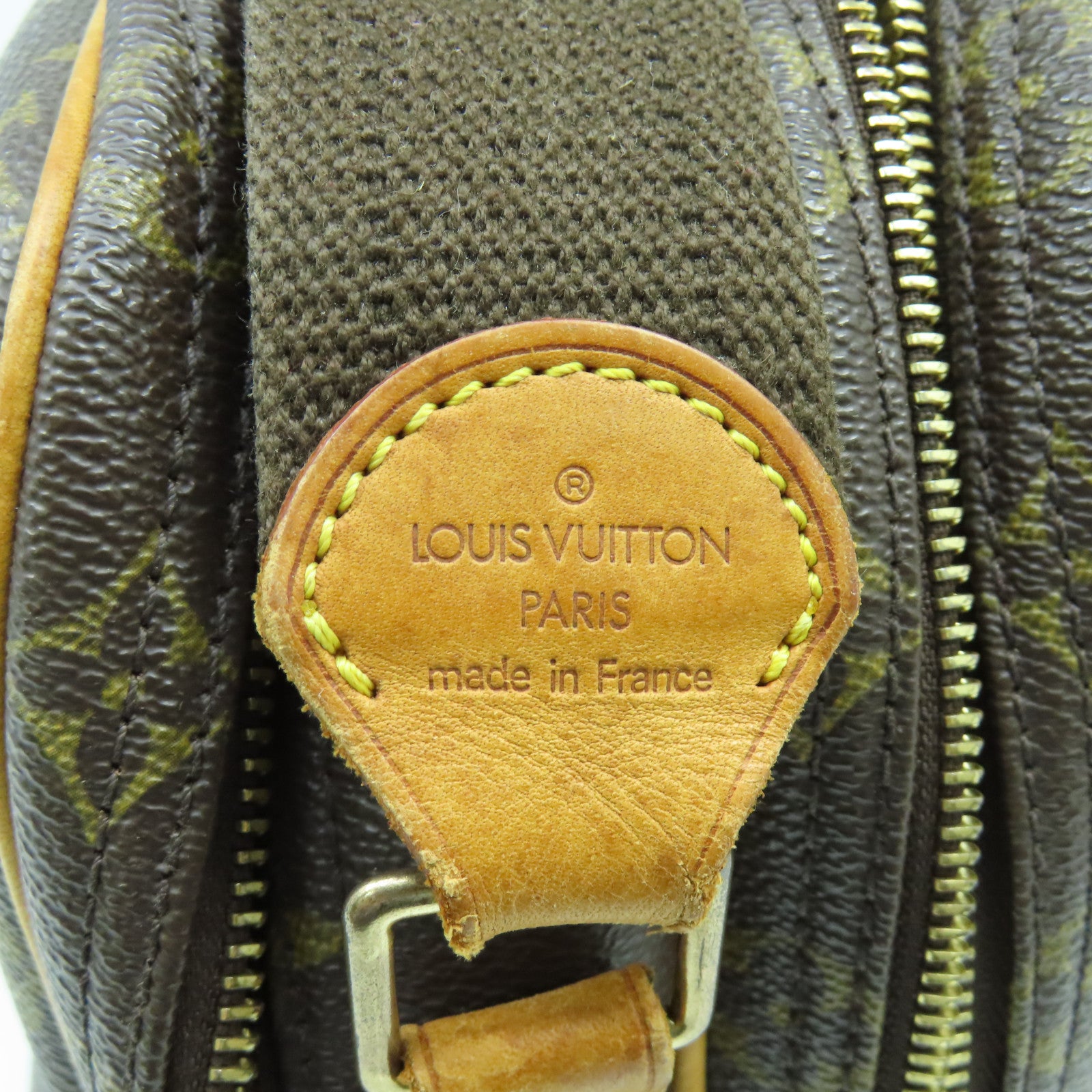 LOUIS VUITTON 【激減優惠】Monogram Reporter PM金扣肩背袋啡色
