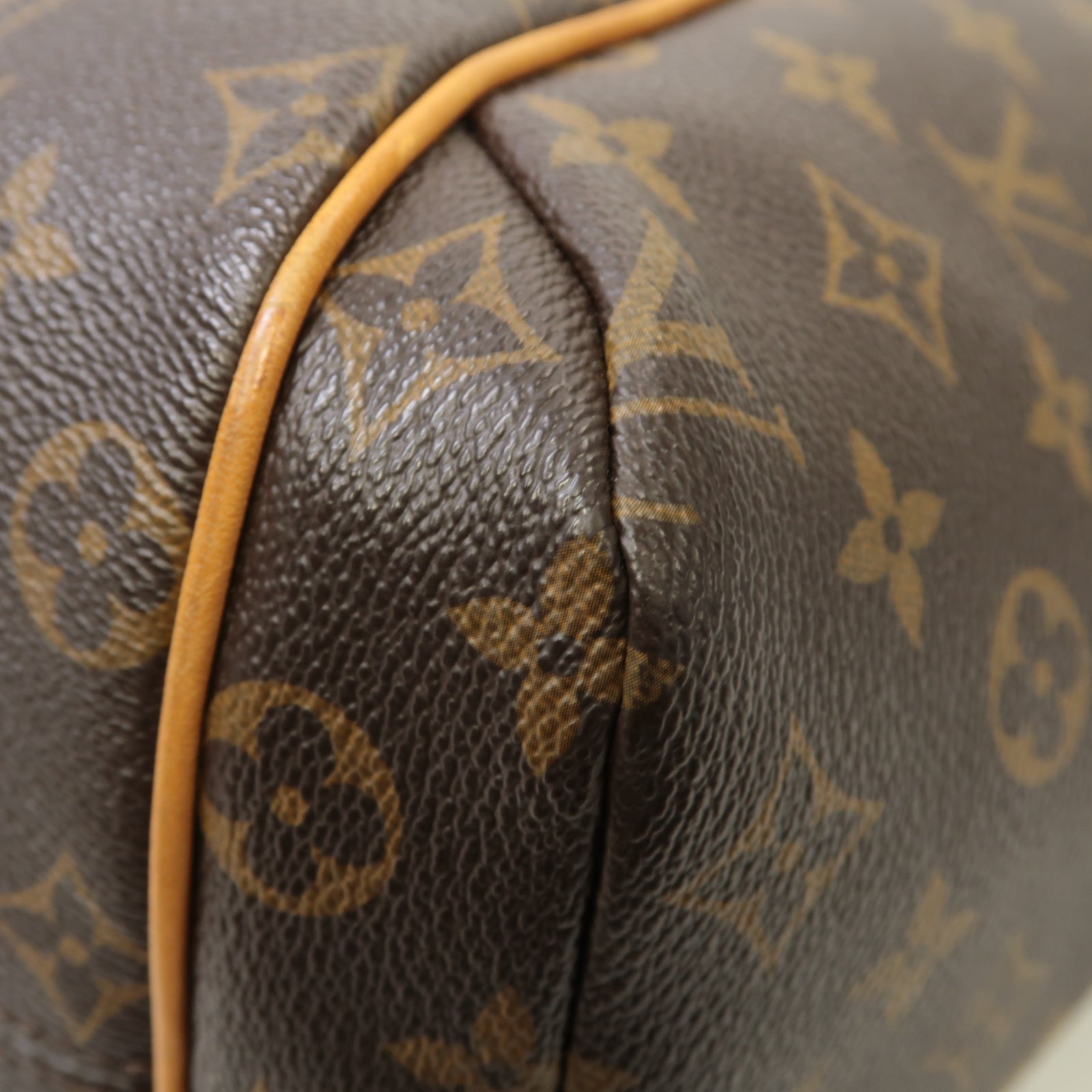 LOUIS VUITTON Monogram Totally GM金扣手挽袋棕色
