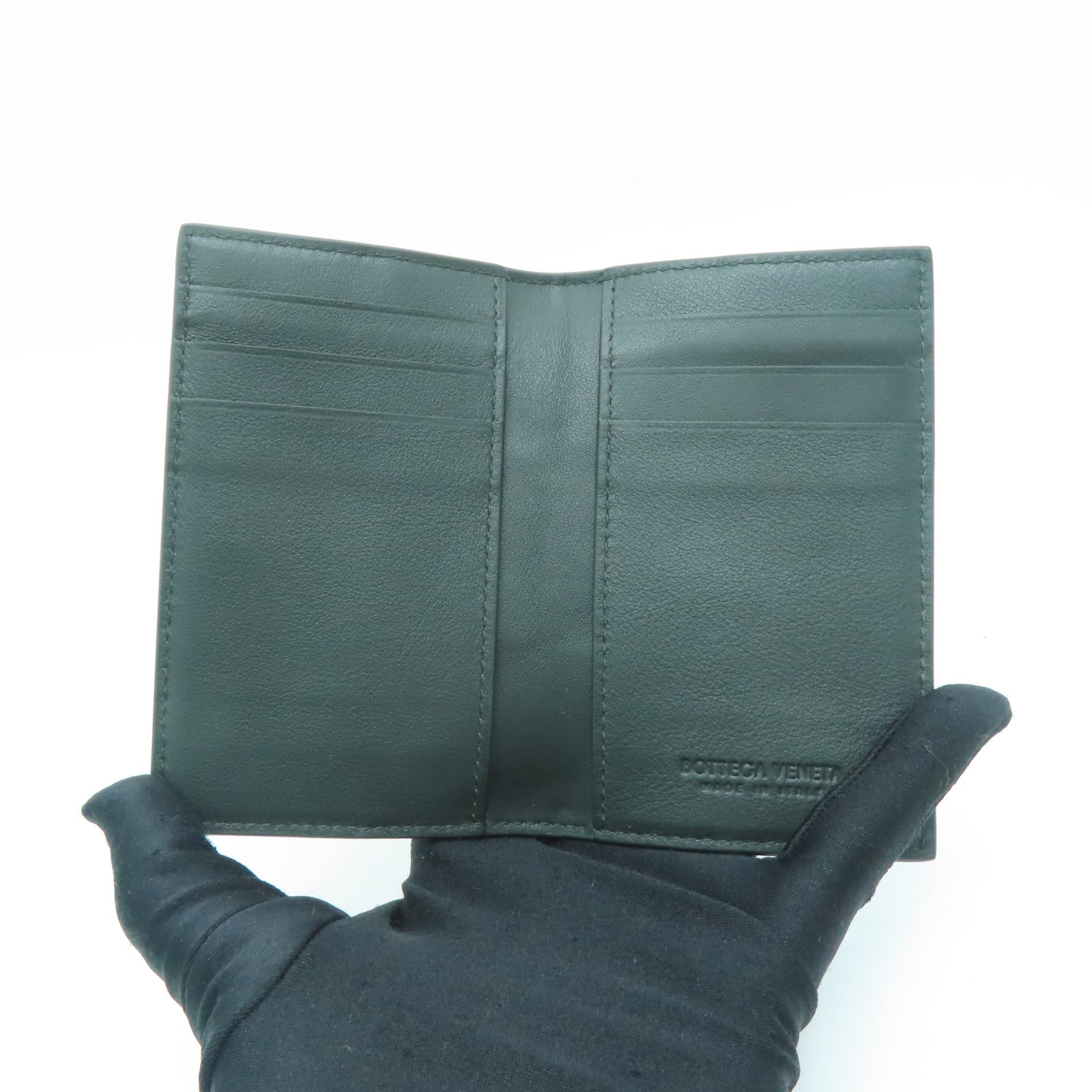 BOTTEGA VENETA 織紋皮革Card Case卡片包黑色